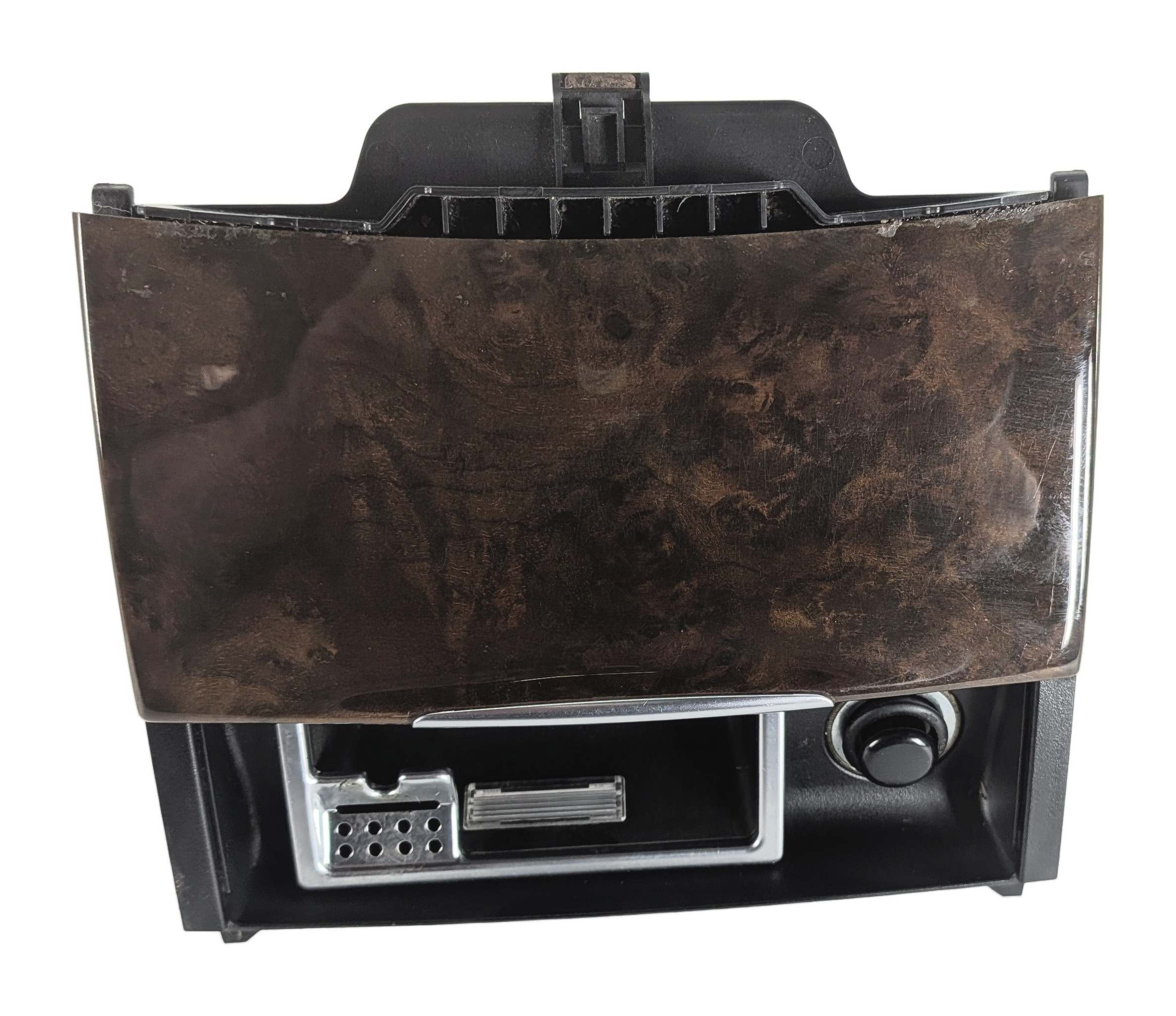 2013 MERCEDES CLS550 (W218) CENTER CONSOLE ASHTRAY COMPARTMENT TRIM (Walnut) — exact item pictured