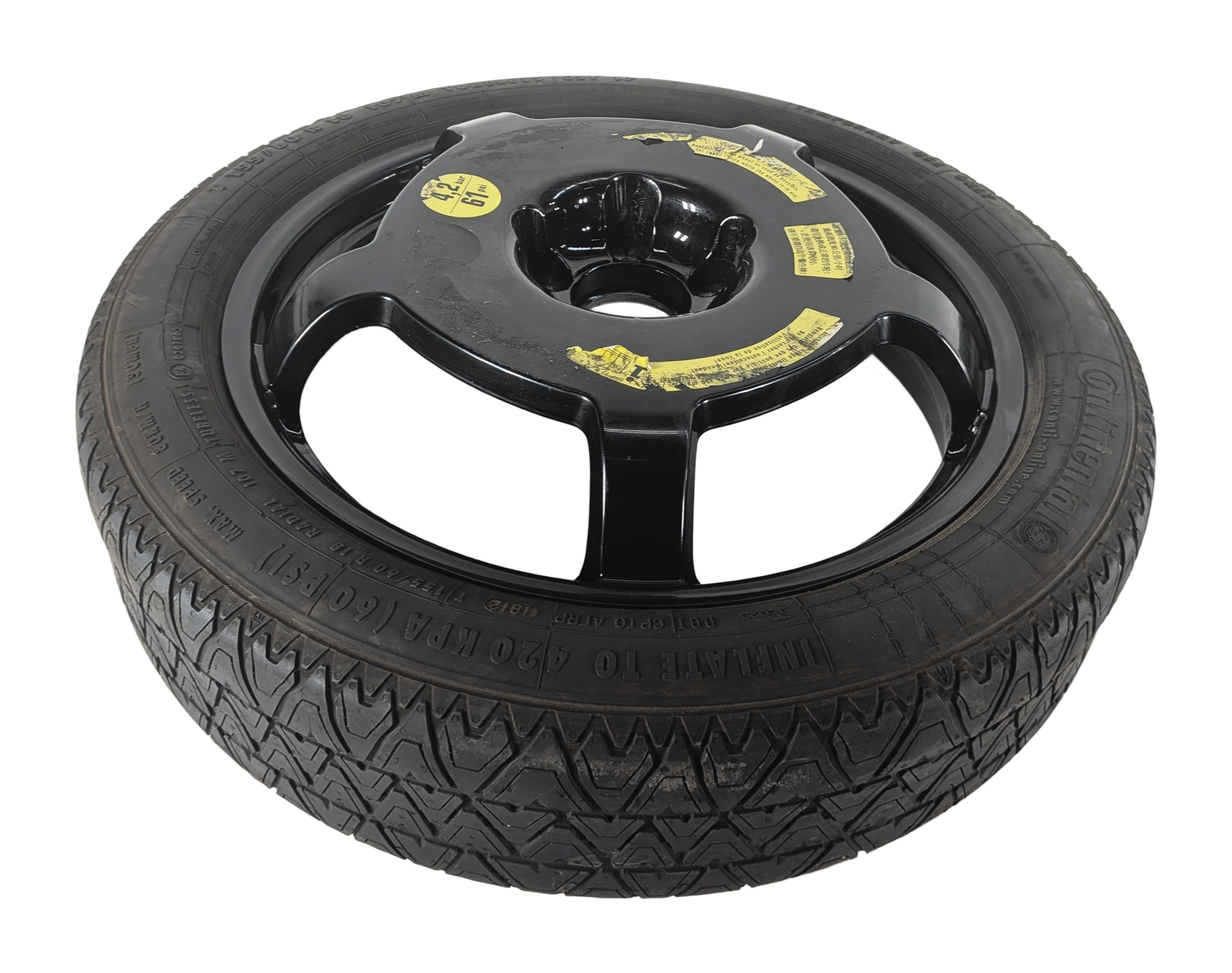 10-17 MERCEDES CLS550 CLS400 E550 (W218 W212) 18X4.5 COMPACT SPARE WHEEL RIM — exact item pictured