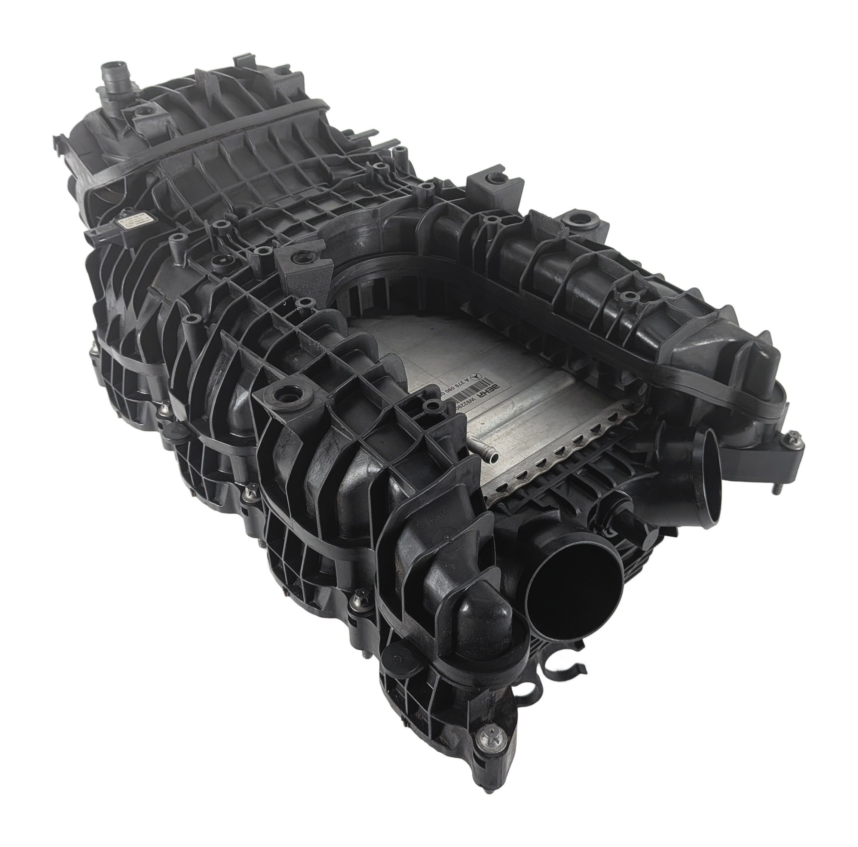 11-20 MERCEDES E GL ML S W212 W166 W221 X166 4.6L INTAKE MANIFOLD w/ INTERCOOLER — exact item pictured