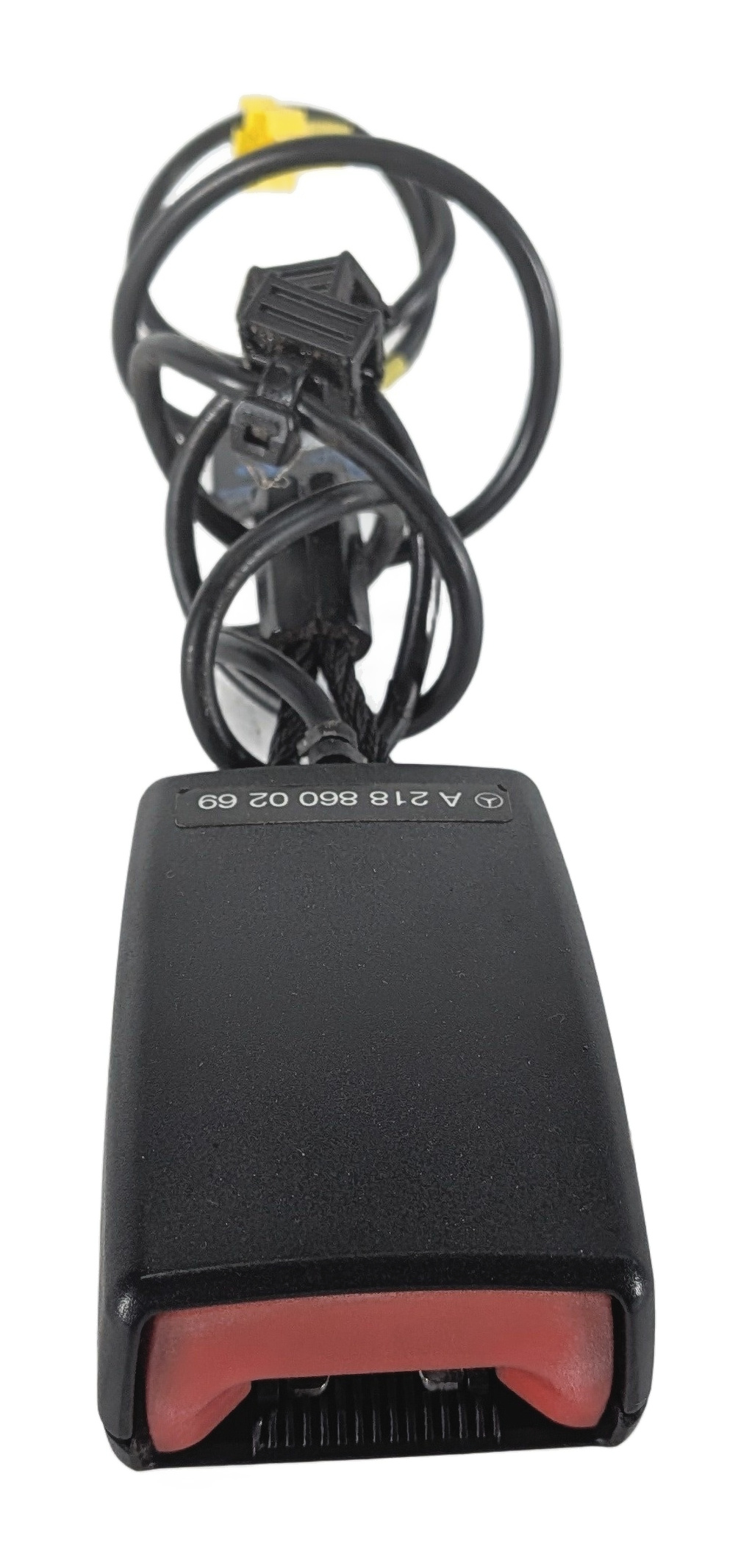 12-18 MERCEDES CLS400 CLS550 (W218) FRONT LEFT DRIVER SEATBELT BUCKLE (Black) — exact item pictured