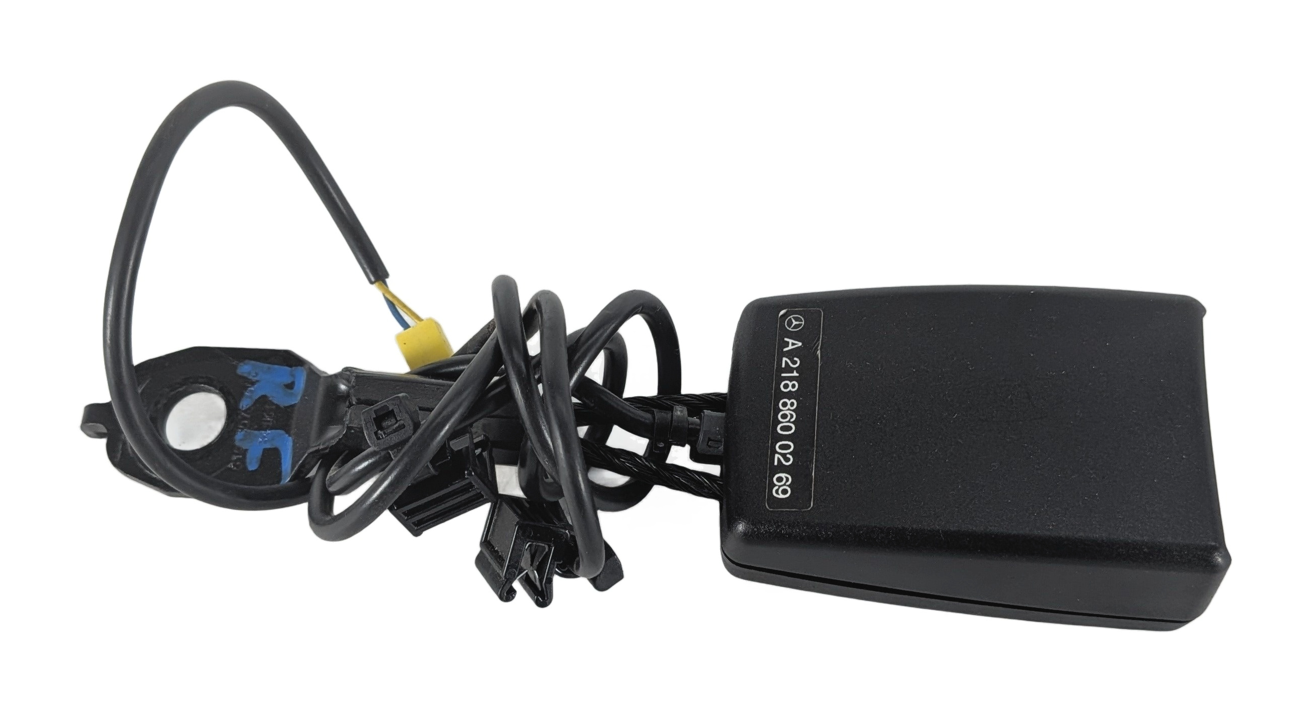 12-18 MERCEDES CLS400 CLS550 W218 FRONT RIGHT PASSENGER SEATBELT BUCKLE (Black) — exact item pictured