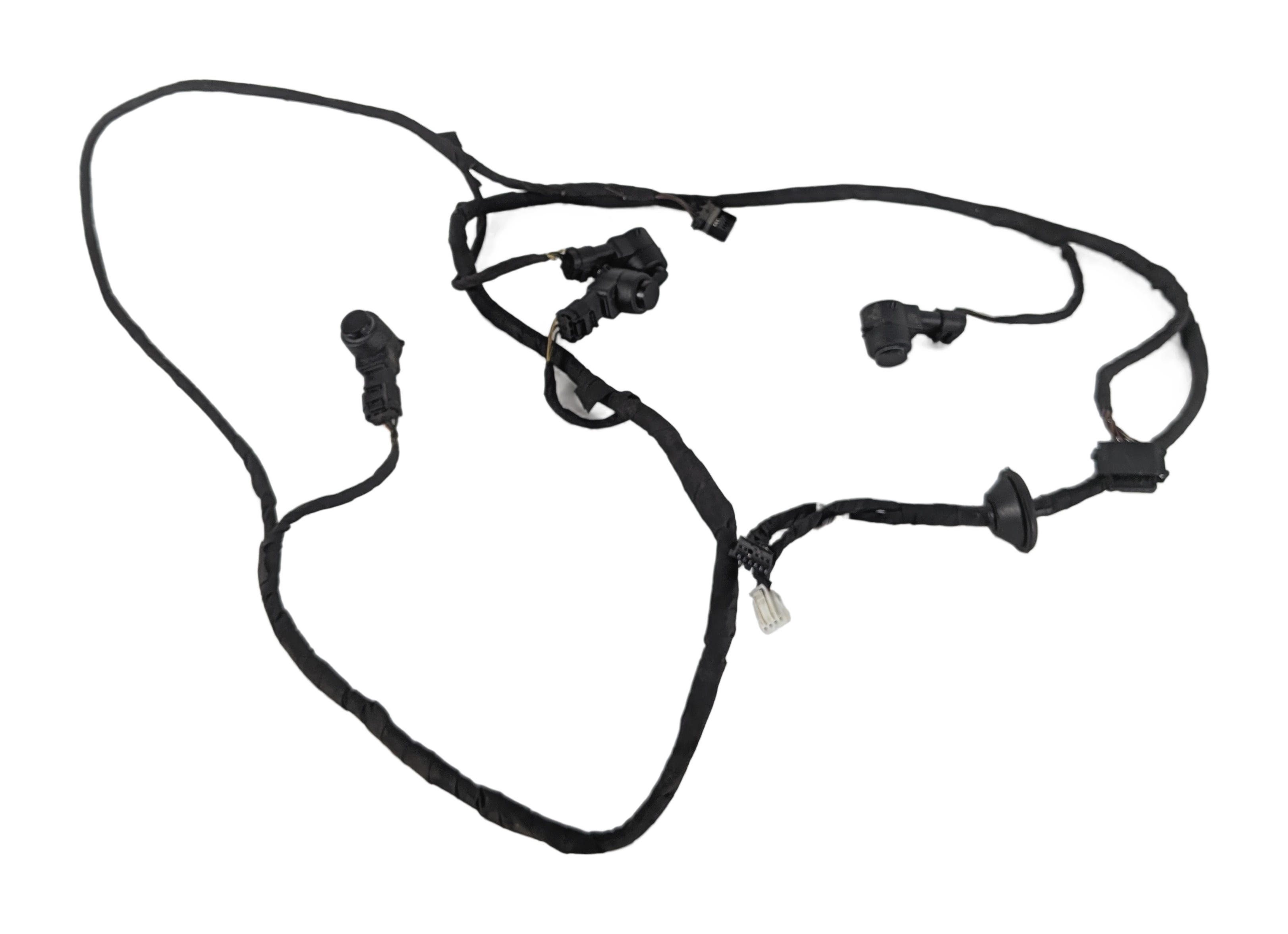 2013 MERCEDES CLS550 (W218) REAR PARK ASSIST PDC SENSOR SET/4 w/HARNESS (Black) — exact item pictured