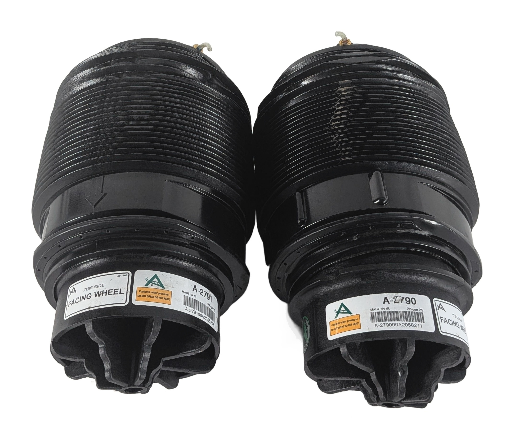 2013 MERCEDES CLS550 (W218) REAR LEFT/RIGHT AIR SUSPENSION SPRING SET/2 ARNOTT — exact item pictured