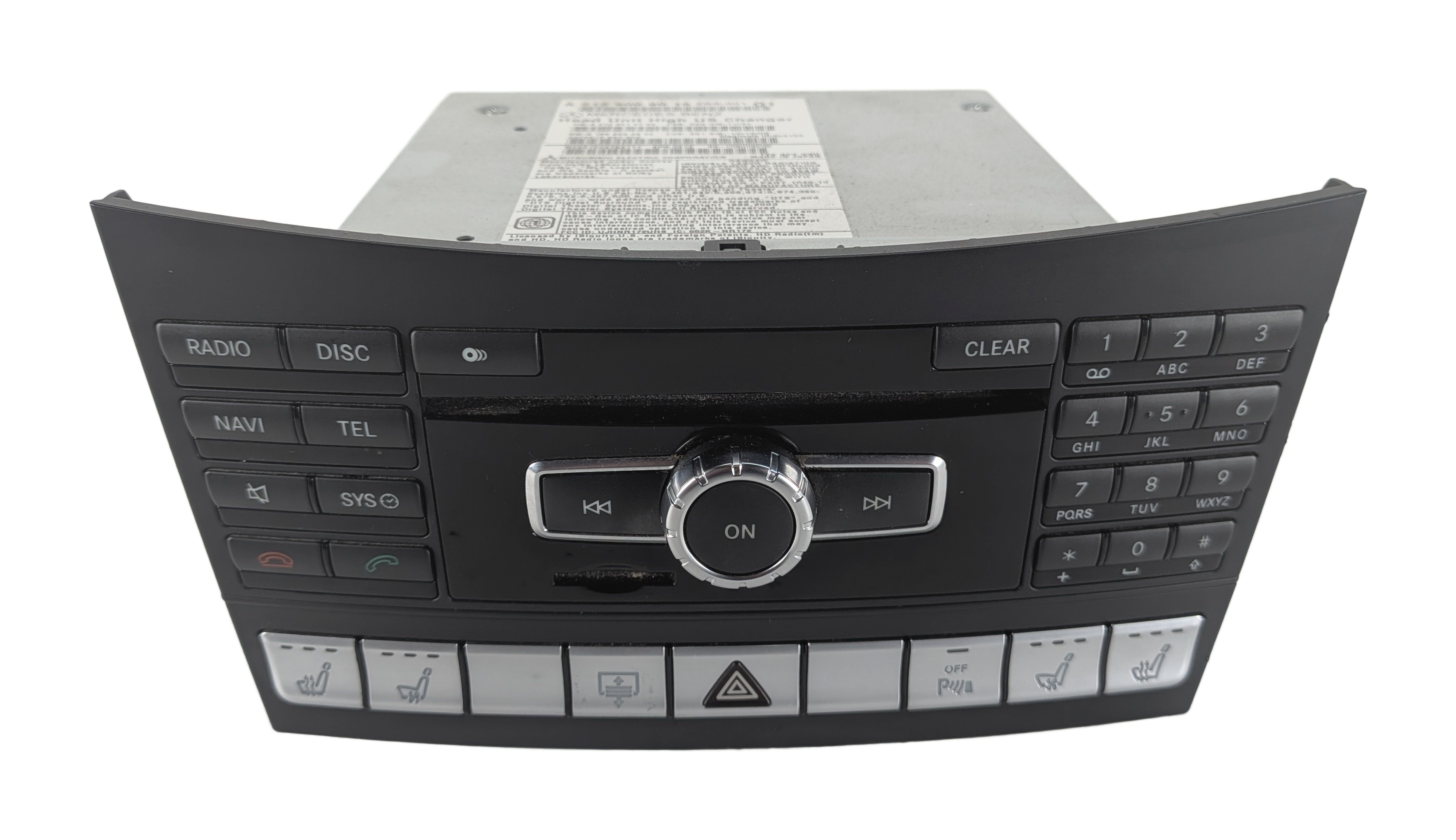 2013 MERCEDES CLS550 (W218) COMMAND AM FM RADIO CD CHANGER HEAD UNIT RECEIVER — exact item pictured