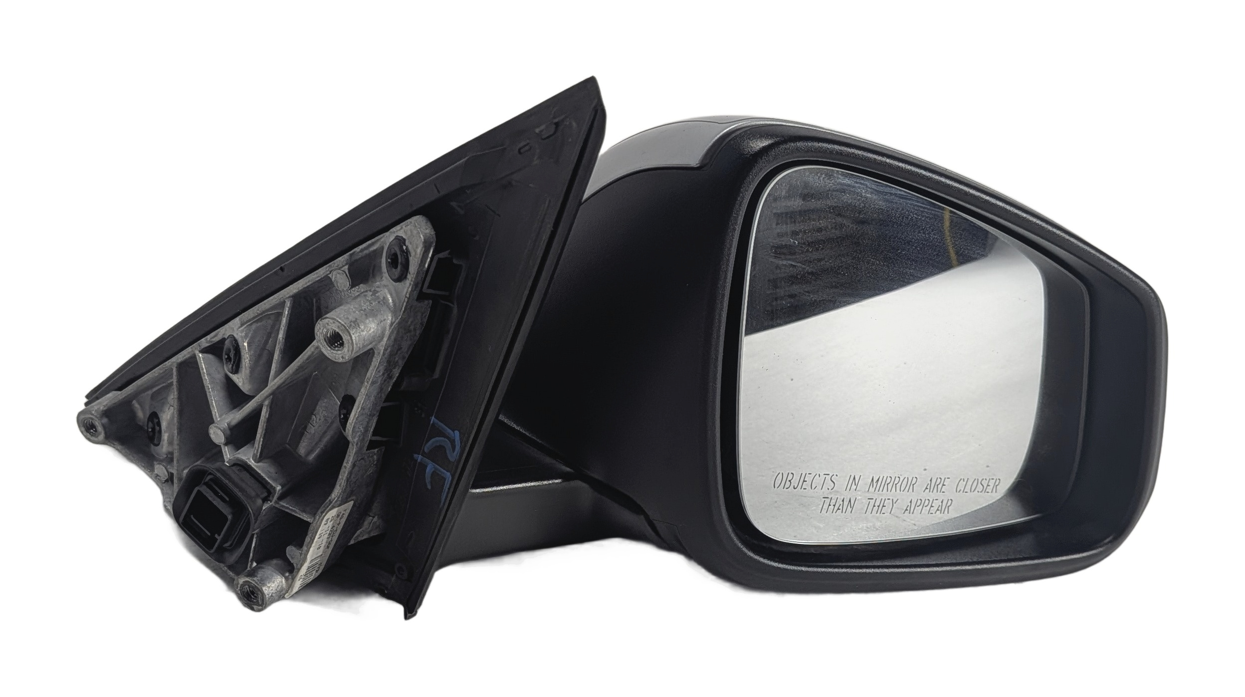 17-22 BMW X1 F48 FRONT RIGHT PASSENGER PFOLD MEMORY DOOR MIRROR (Silver) — exact item pictured