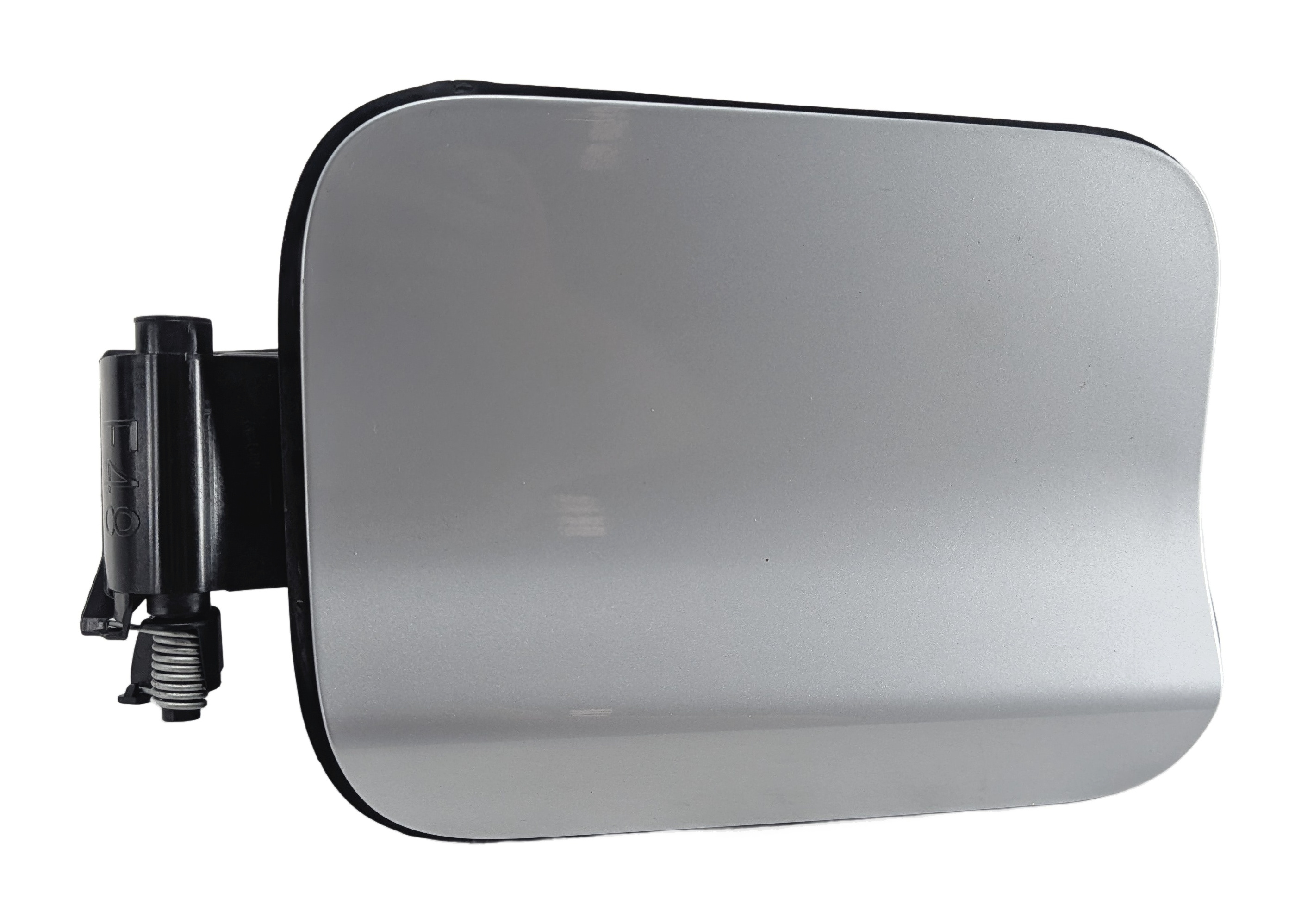 16-22 BMW X1 F48 REAR FUEL GAS FILL TANK DOOR w/ HOUSING & GAS CAP (Silver) — exact item pictured