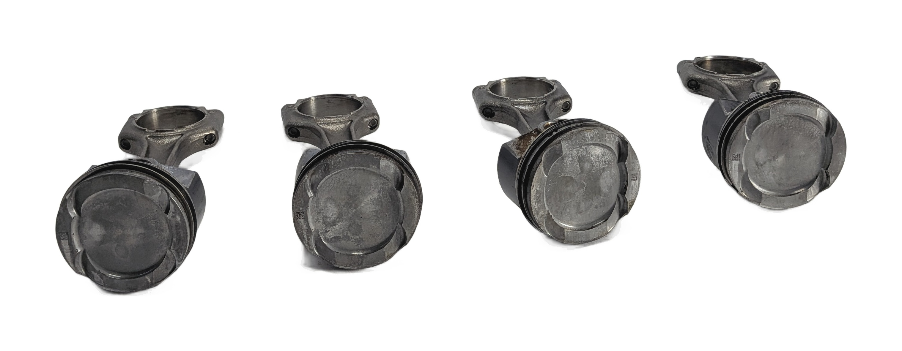 16-20 BMW 230i 330i 430i 530i 740i X1 X2 X3 X4 2.0L TURBO PISTON & ROD SET/4 — exact item pictured