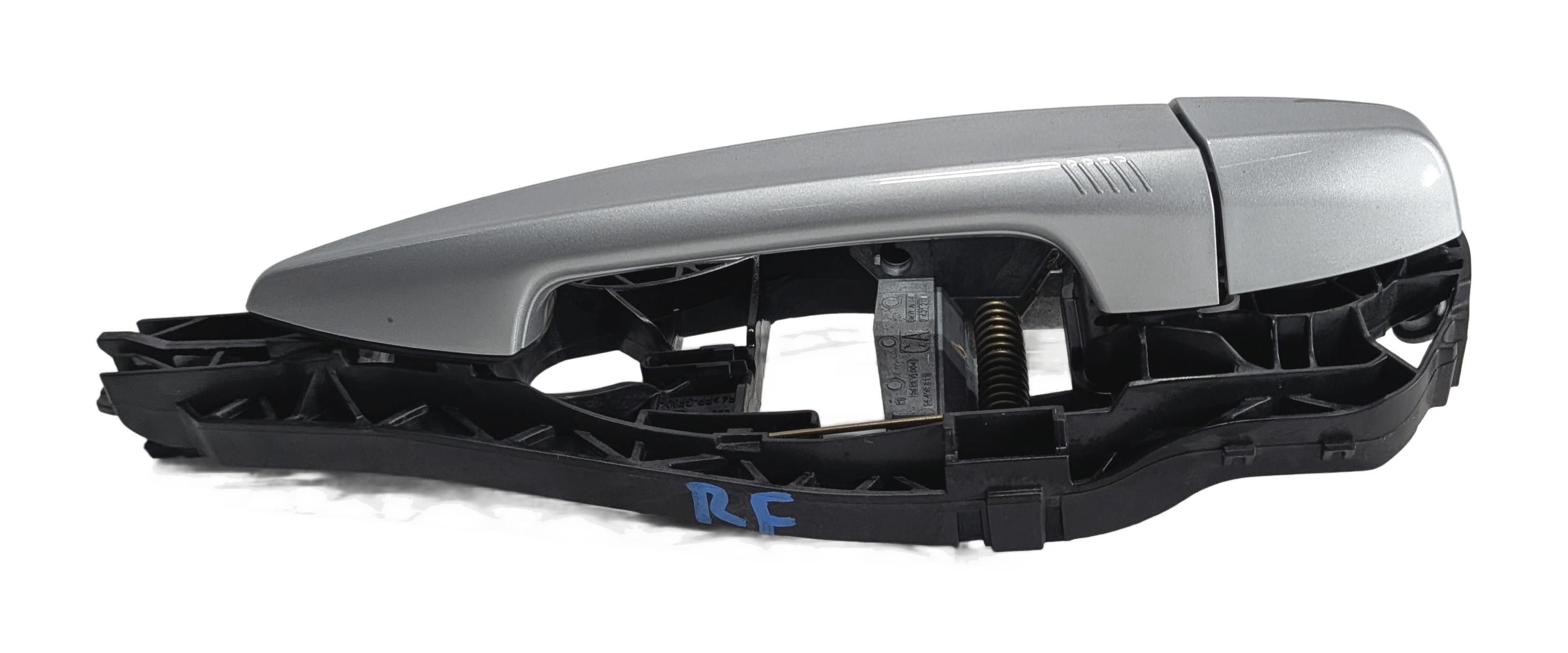 14-21 BMW X1 X2 X5 X6 (F15 F16 F39 F48) FRONT RIGHT COMFORT DOOR HANDLE (Silver) — exact item pictured