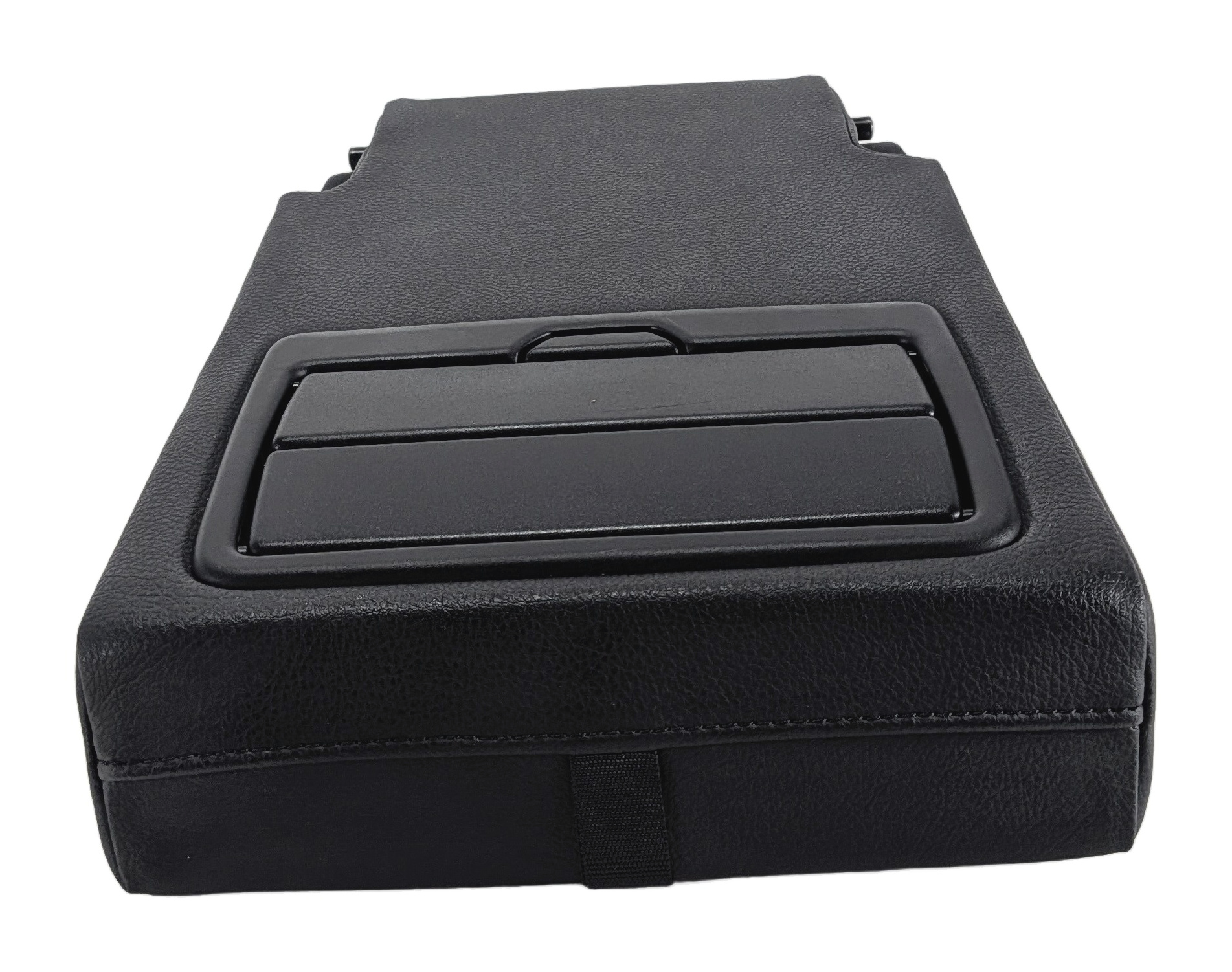 2019 BMW X1 (F48) REAR SEAT CENTER ARMREST w/CUP HOLDER (Black) — exact item pictured