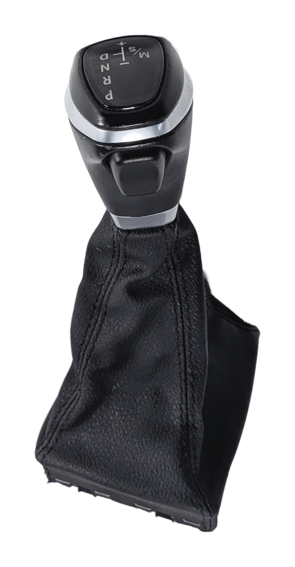 2019 BMW X1 (F48) AUTOMATIC GEAR SHIFT KNOB w/ LEATHER BOOT TRIM BEZEL — exact item pictured