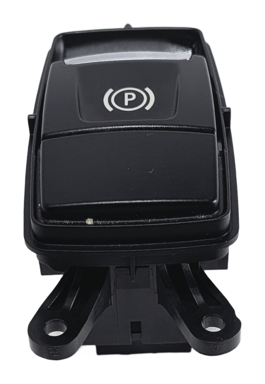 2019 BMW X1 (F48) ELECTRONIC EMERGENCY PARK PARKING BRAKE SWITCH w/TRIM BEZEL — exact item pictured
