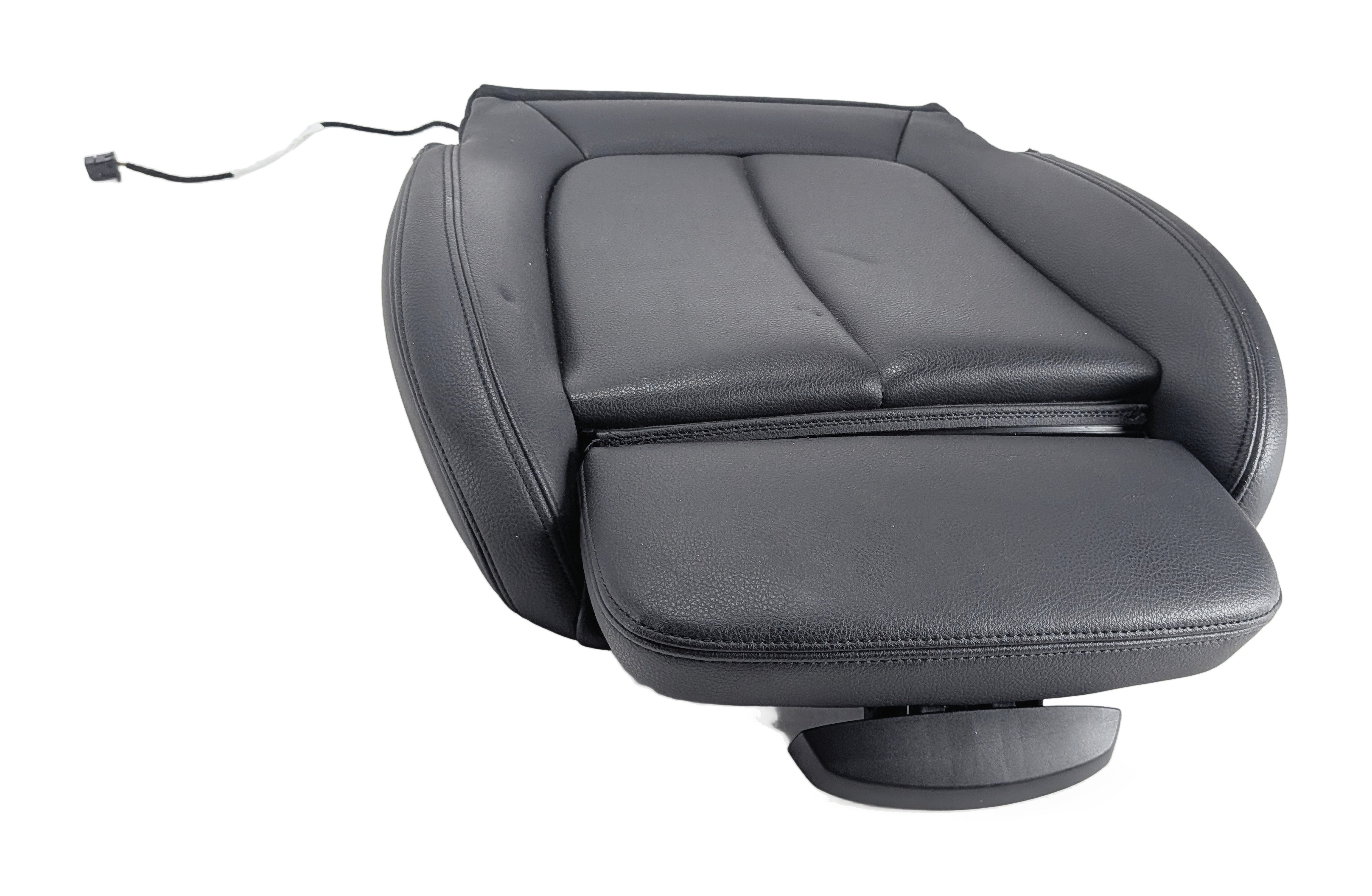 2019 BMW X1 (F48) FRONT LEFT DRIVER SEAT BOTTOM CUSHION HEATED SPORT (Black) — exact item pictured
