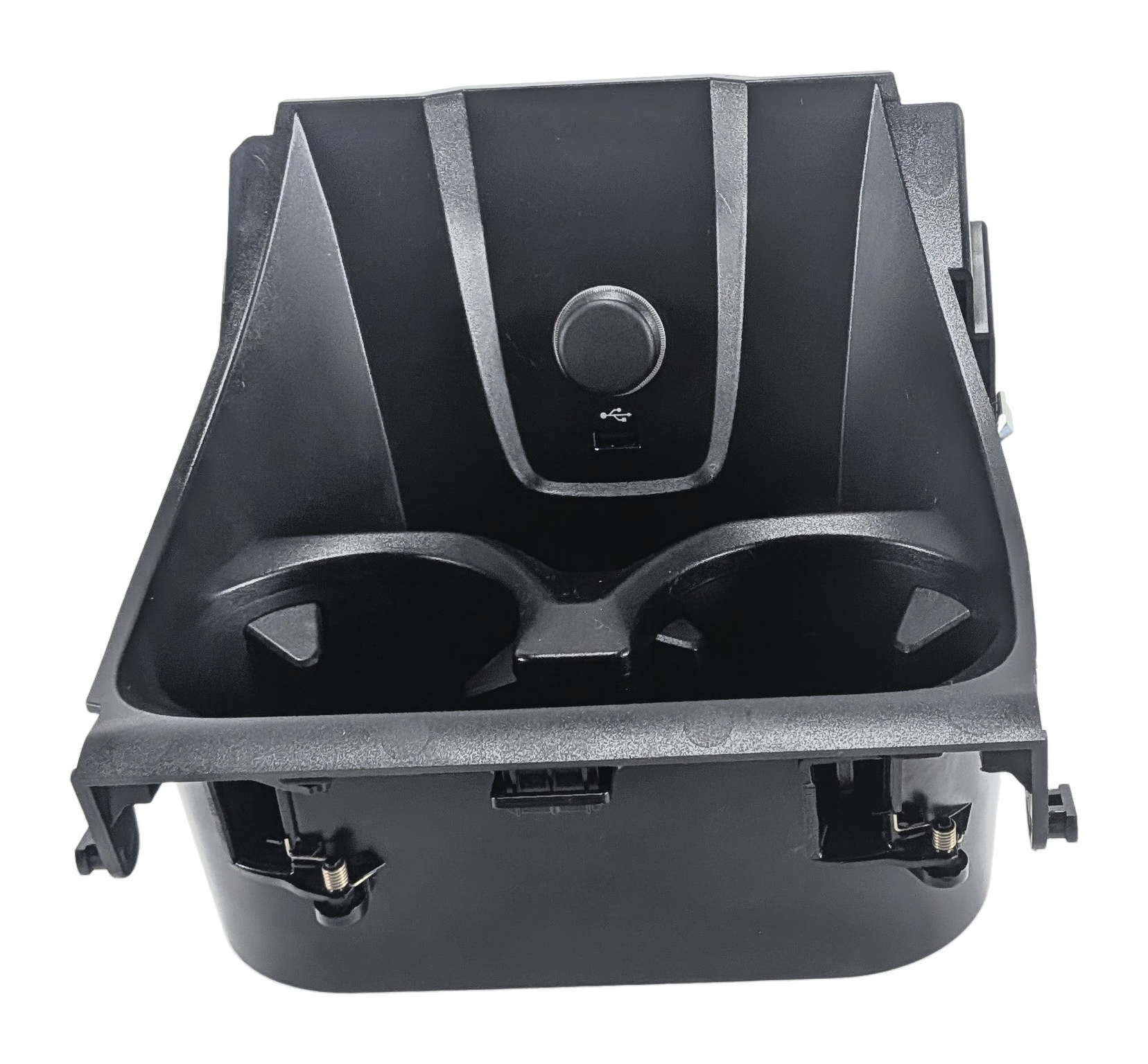 2019 BMW X1 (F48) CENTER CONSOLE CUP HOLDER STORAGE TRAY w/USB 12V POWER SOCKET — exact item pictured