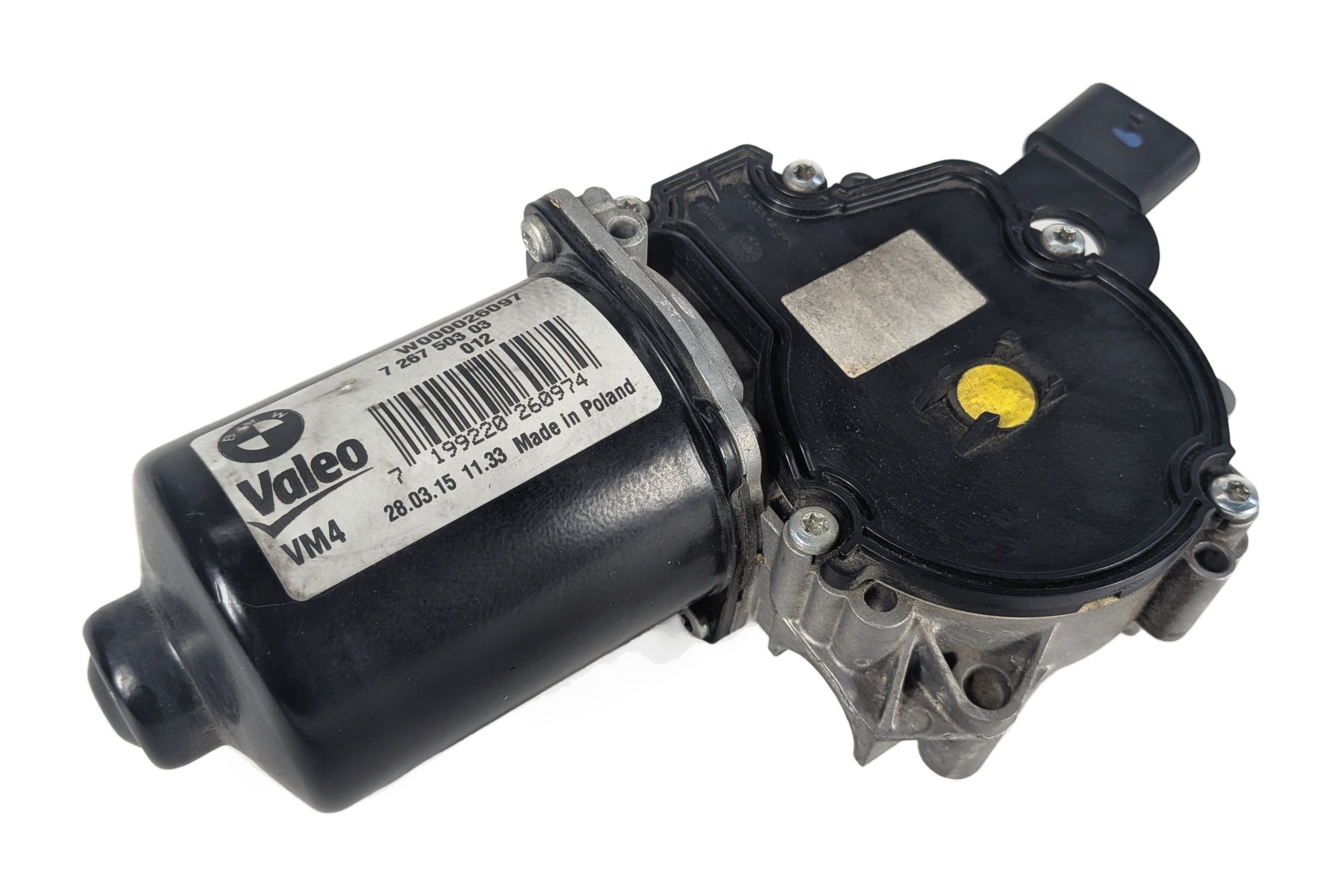 2012-2019 BMW M3 M4 3 4 SERIES (F30 F32) FRONT WINDSHIELD WIPER MOTOR — exact item pictured