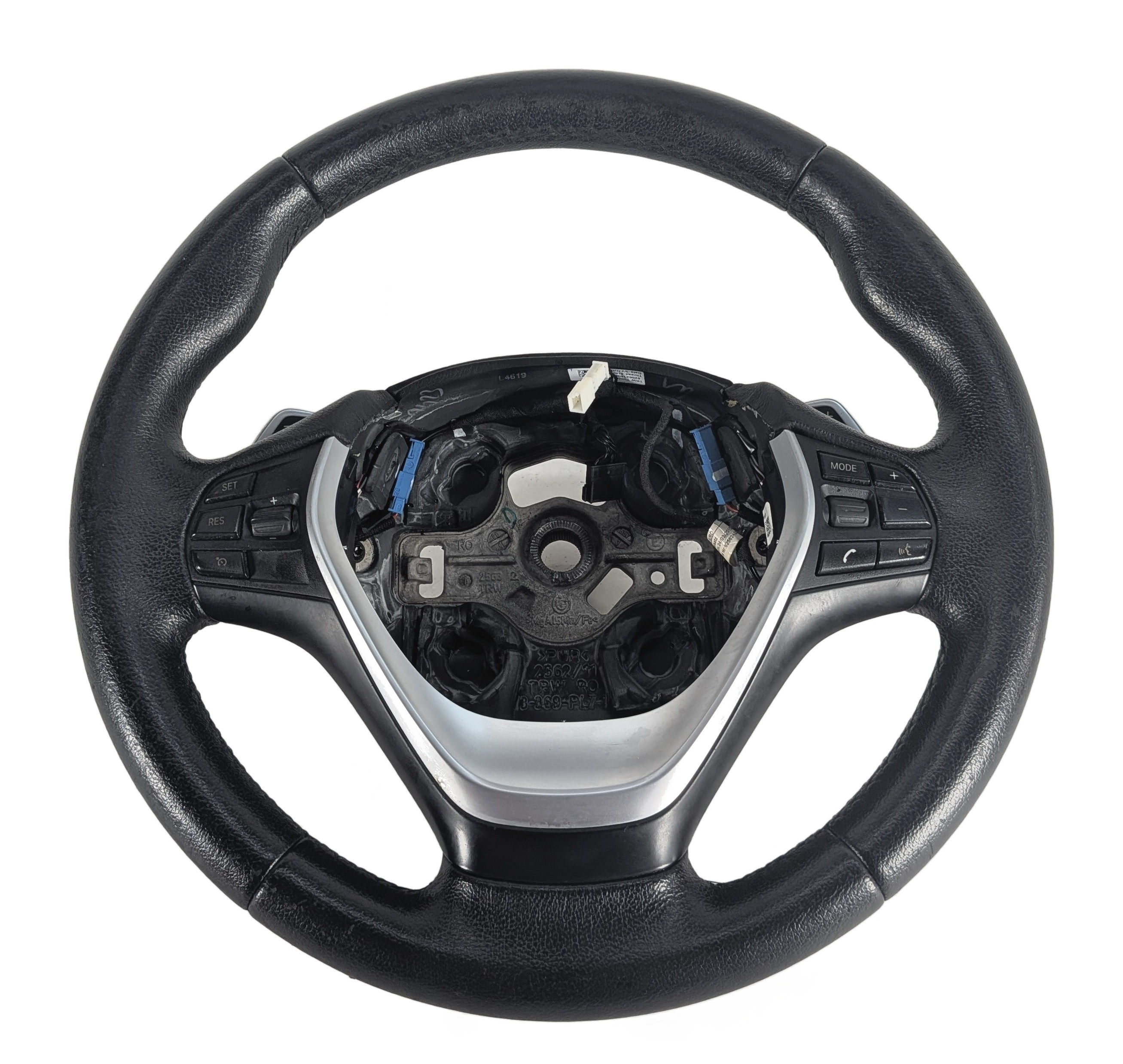 12-18 BMW 2 3 4 SERIES F22 F30 F32 SPORT STEERING WHEEL w/ SHIFT PADDLES (Black) — exact item pictured