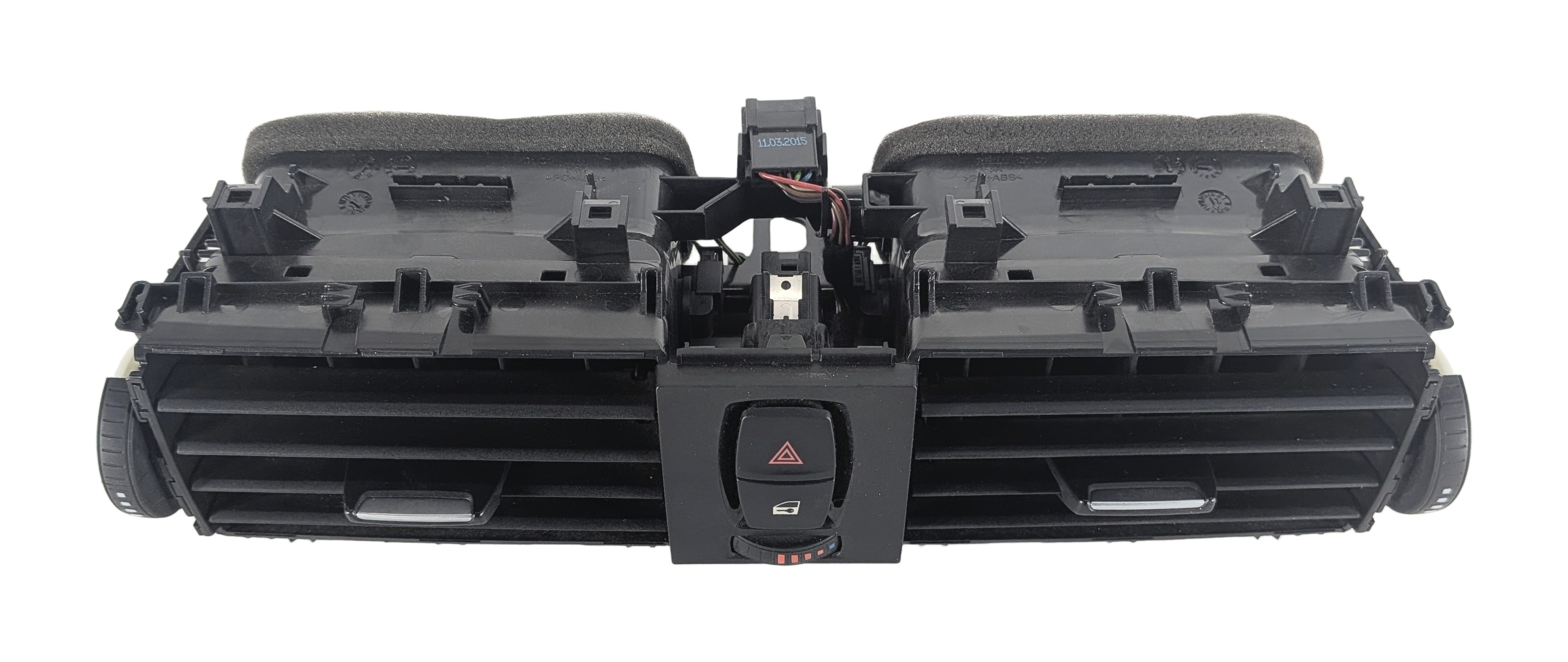 2015 BMW 428I (F32) FRONT CENTER DASH HEAT AIR AC VENT w/HAZARD SWITCH (Black) — exact item pictured