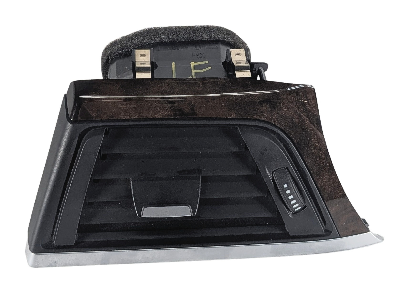 2015 BMW 428I (F32) FRONT LEFT DRIVER DASH HEAT AIR AC VENT w/WOOD TRIM (Black) — exact item pictured