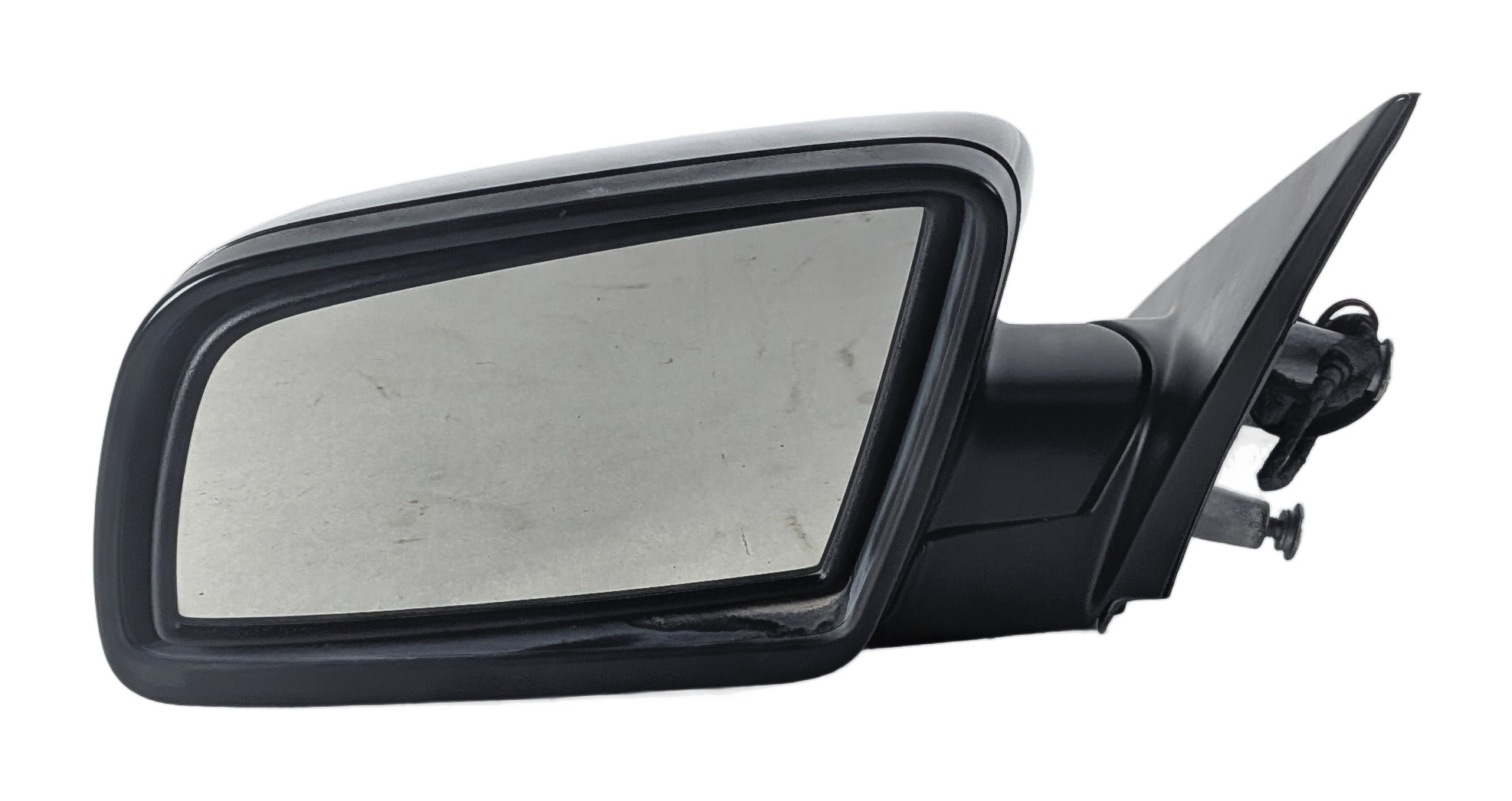 06-10 BMW 525i 528i 530i 535i 550i (E60) LEFT DRIVER MIRROR HEAT AUTODIM (Black) — exact item pictured