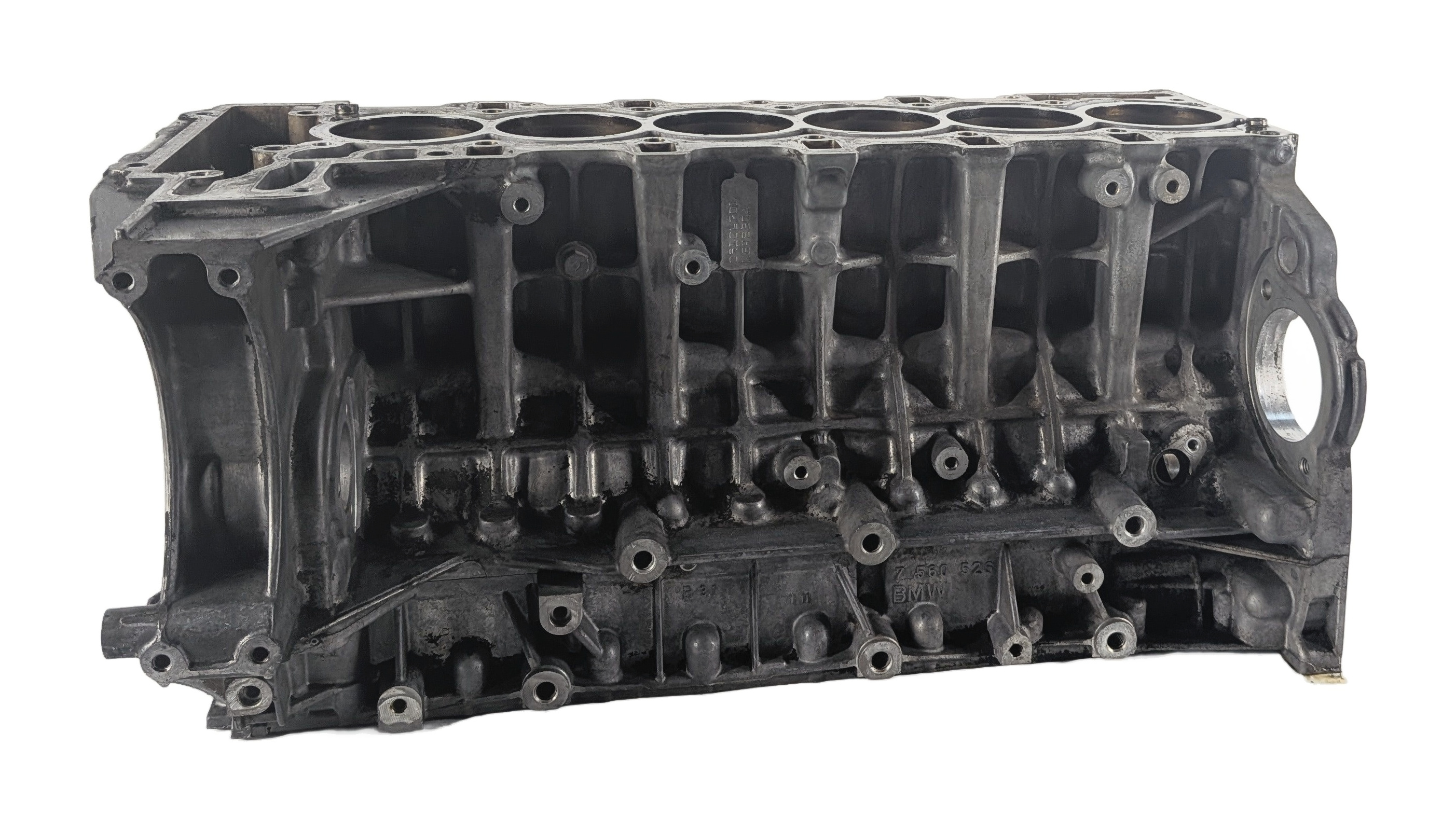 07-16 BMW 135i 335i 535i 740i X6 Z4 - 3.0L N54 TWIN TURBO ENGINE CYLINDER BLOCK — exact item pictured