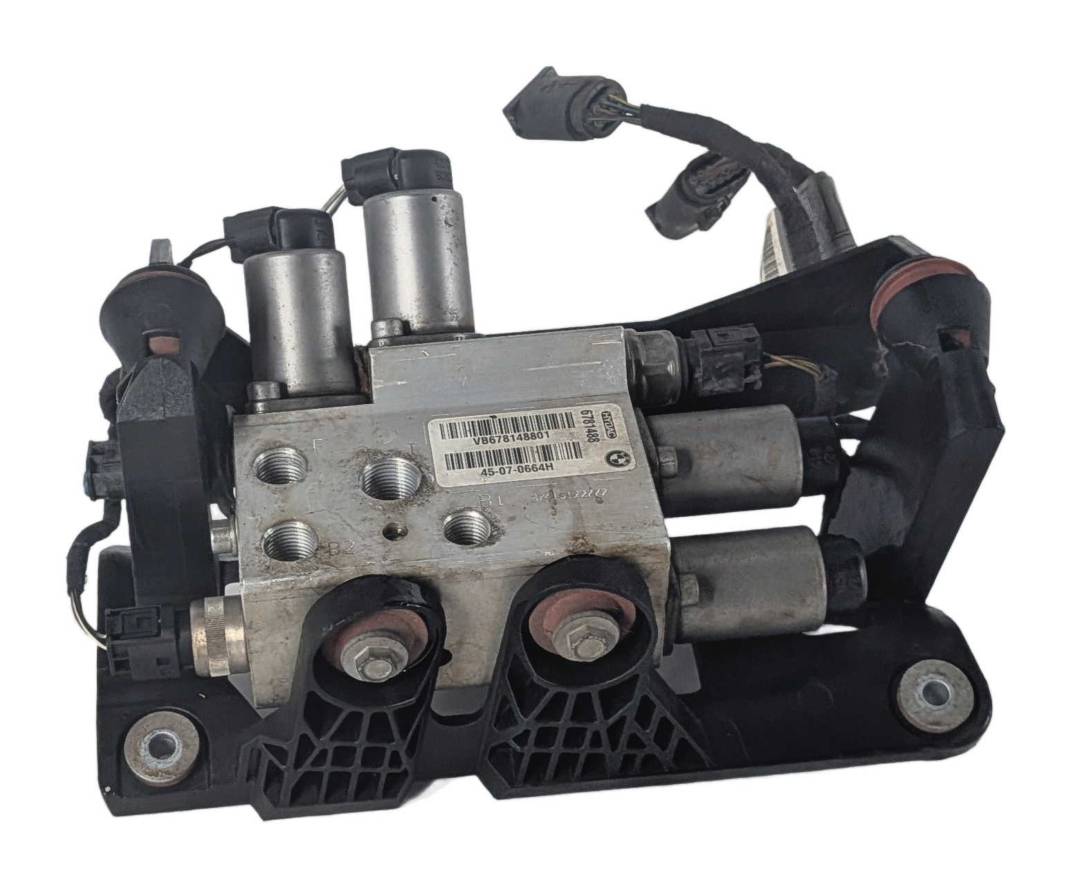 2008 BMW 535I E60 DYNAMIC DRIVE ACTIVE ROLL STABILIZATION HYDRAULIC VALVE BLOCK — exact item pictured