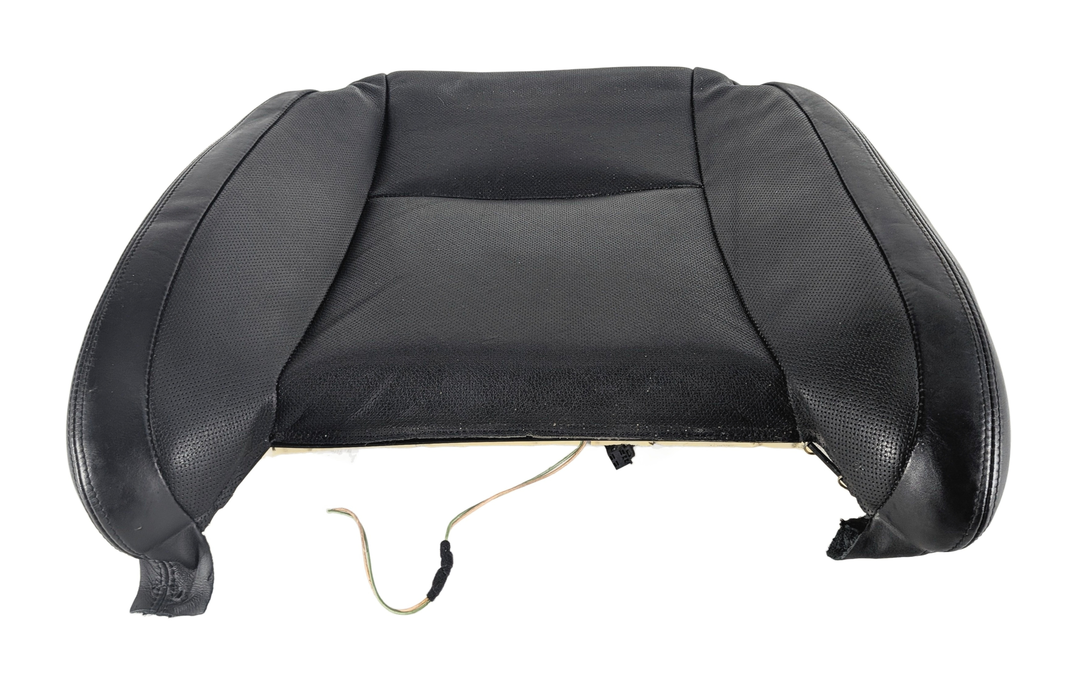 2012 BMW 750I (F01) FRONT LEFT DRIVER SEAT BOTTOM CUSHION HEATED COOLED (Black) — exact item pictured