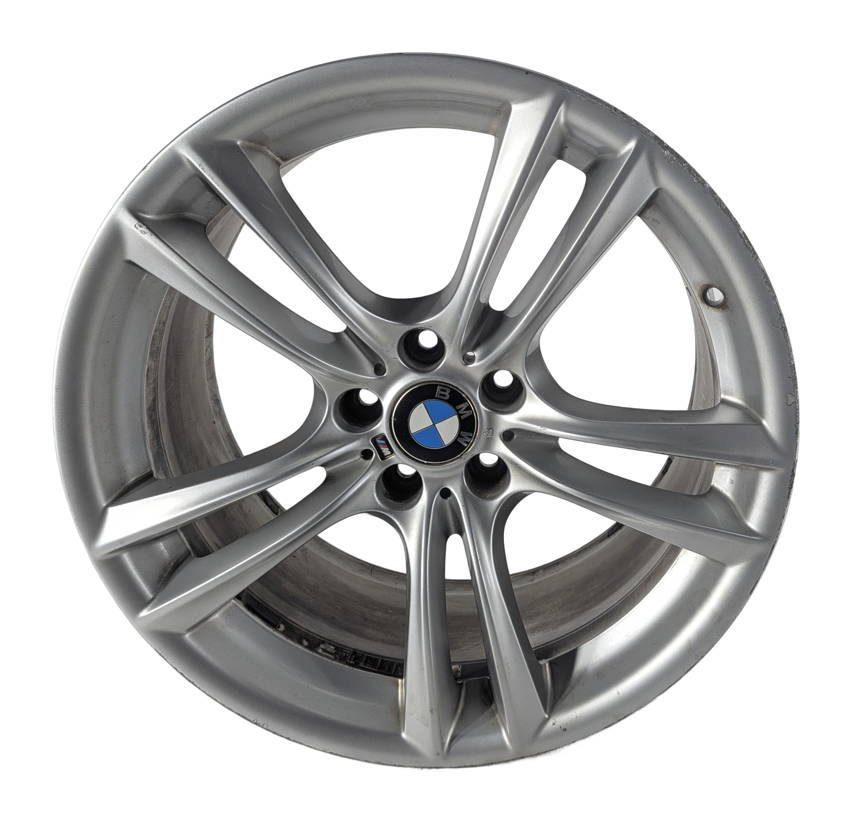 09-17 BMW 5 GT 7 SERIES (F01 F07) REAR 20x10 ///M 5 DOUBLE 10-SPOKE WHEEL RIM — exact item pictured