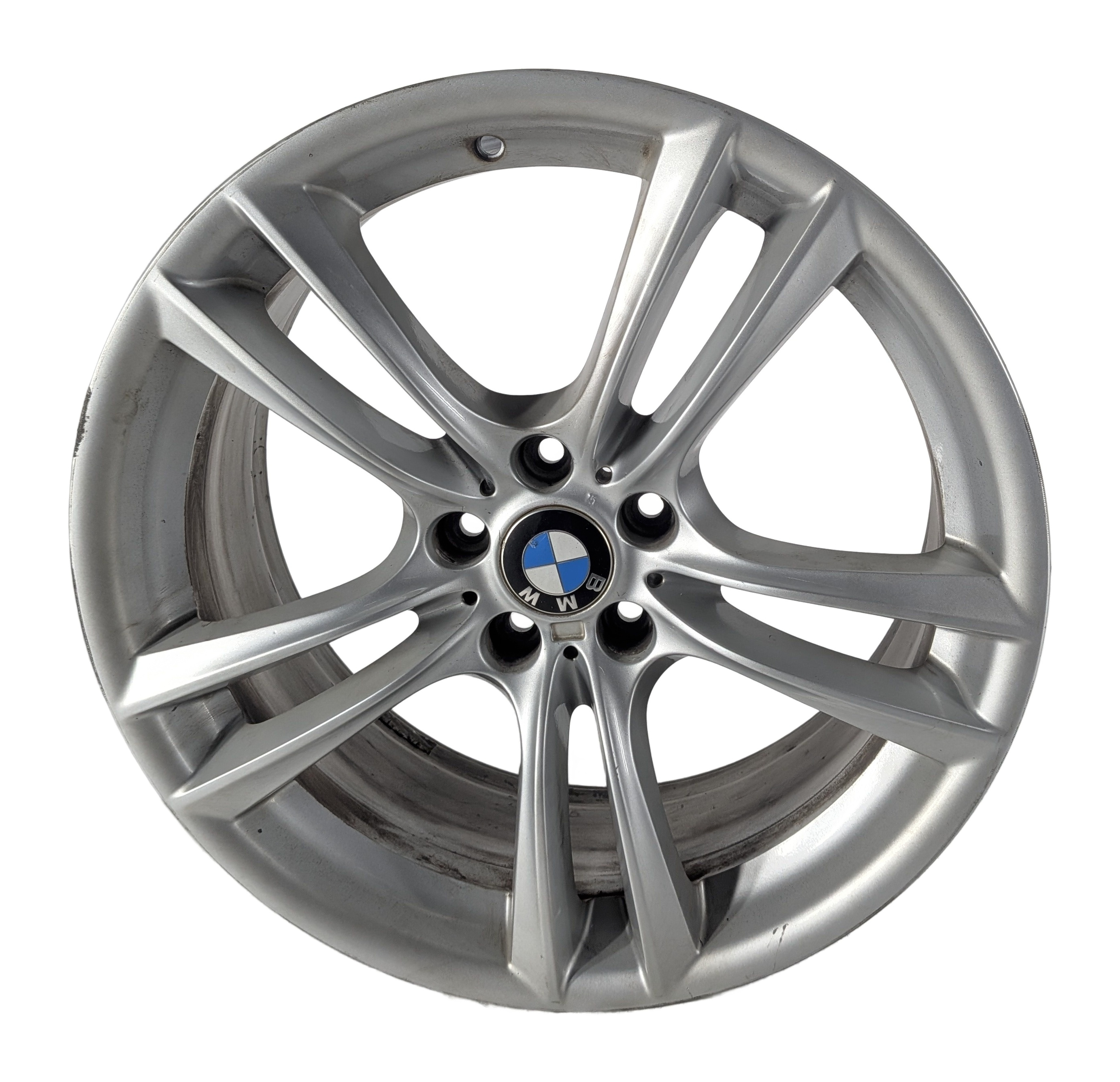 09-17 BMW 5 GT 7 SERIES (F01 F07) FRONT 20x8.5 ///M 5 DOUBLE 10-SPOKE WHEEL RIM — exact item pictured