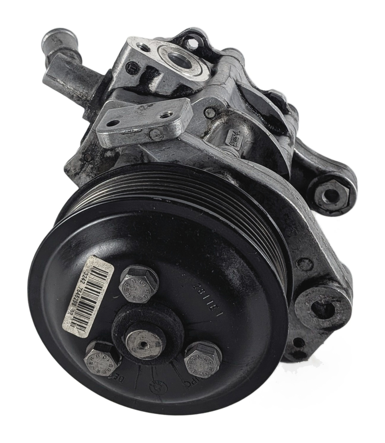 09-15 BMW 550i 550iGT 650i 750i (F01 F06 F07 F10) 4.4L TURBO POWER STEERING PUMP — exact item pictured