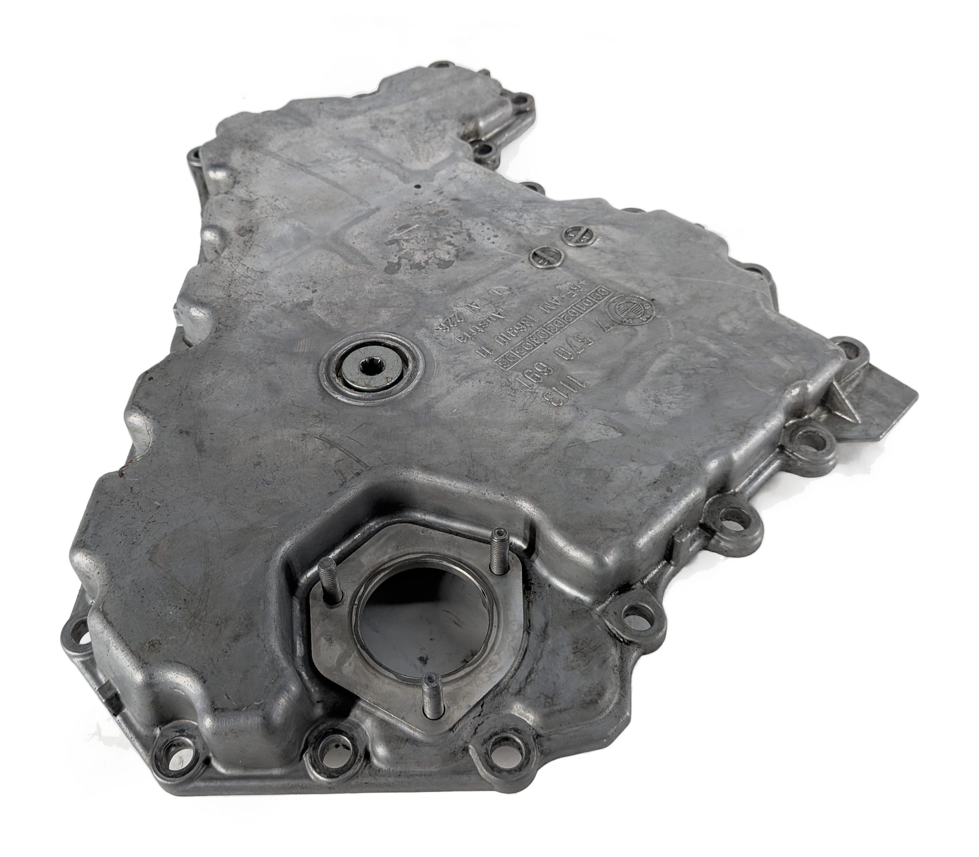 09-19 BMW 550i 550iGT 650i 750i F01 F07 F10 RWD 4.4L N63 LOWER ENGINE OIL PAN — exact item pictured