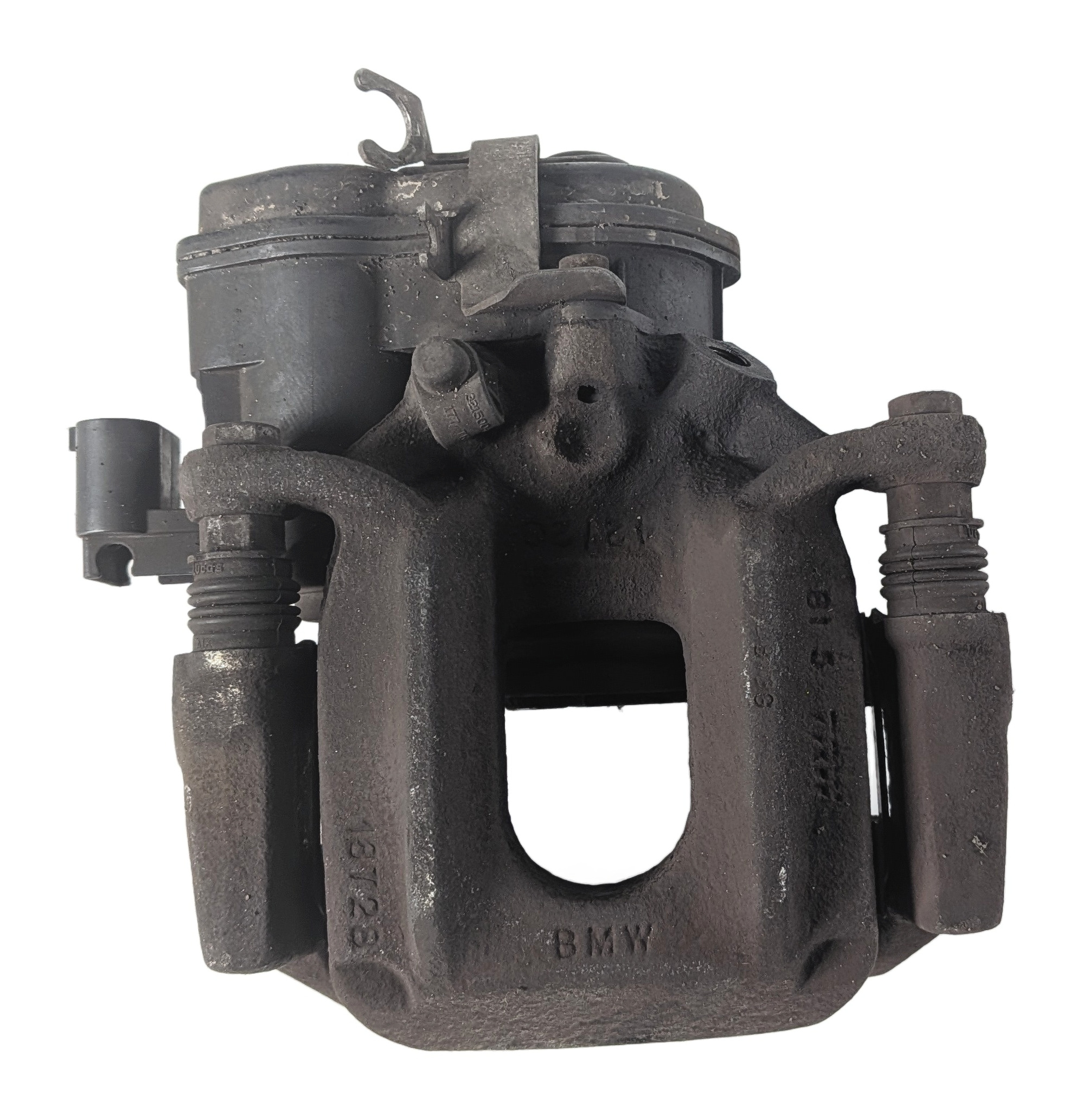 11-18 BMW X3 X4 (F25 F26) REAR RIGHT PASSENGER DISC BRAKE CALIPER w/ ACTUATOR — exact item pictured