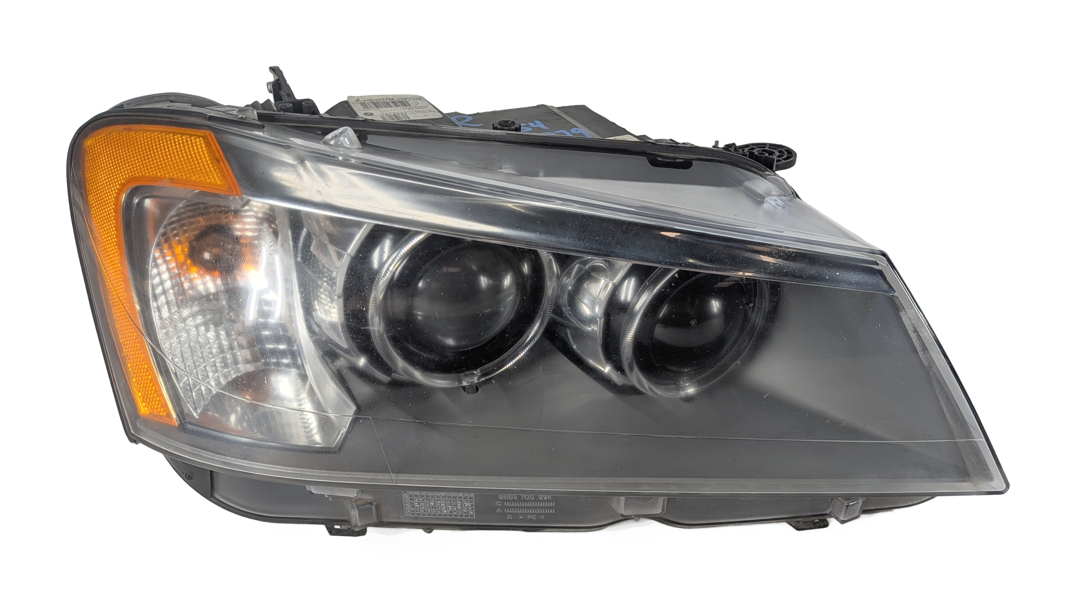 11-14 BMW X3 (F25) FRONT RIGHT PASSENGER HID XENON ADAPTIVE HEADLIGHT LIGHT LAMP — exact item pictured
