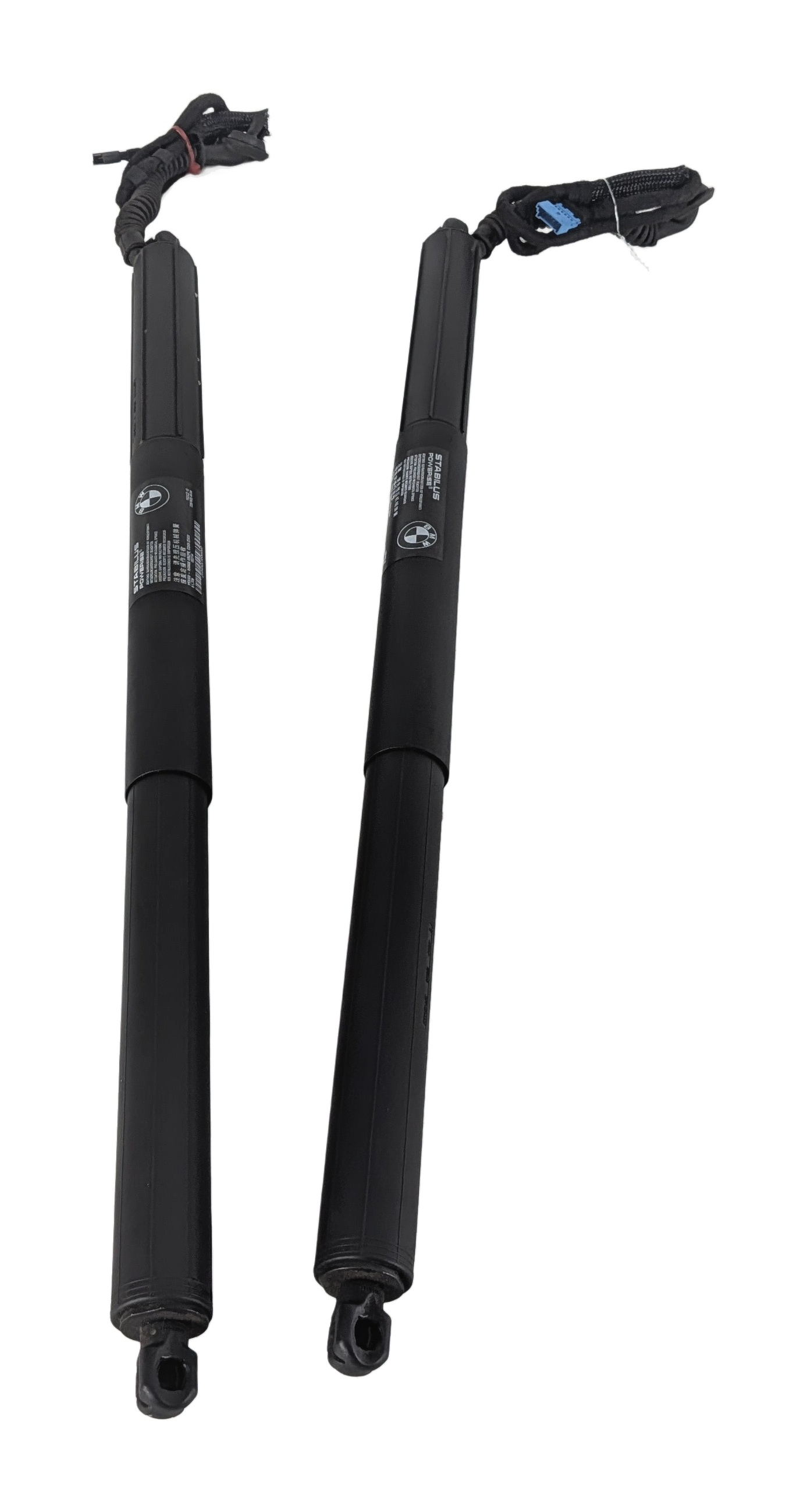 2011-2015 BMW X3 (F25) LEFT & RIGHT REAR TRUNK SHOCK STRUT SET 2 (ELECTRIC) — exact item pictured