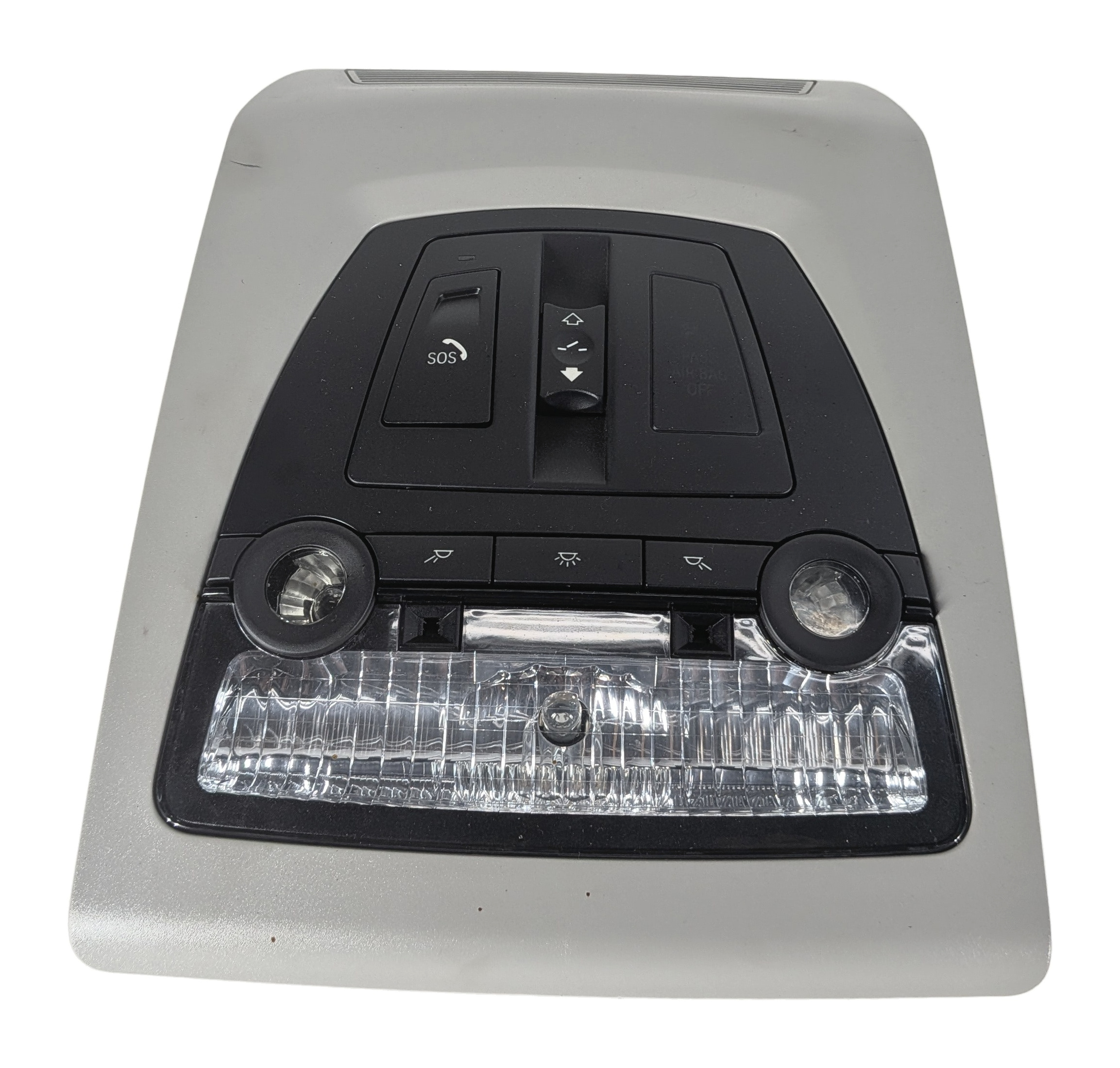 2011-2014 BMW X3 (F25) FRONT ROOF DOME COURTESY MAP LIGHT (Gray) — exact item pictured