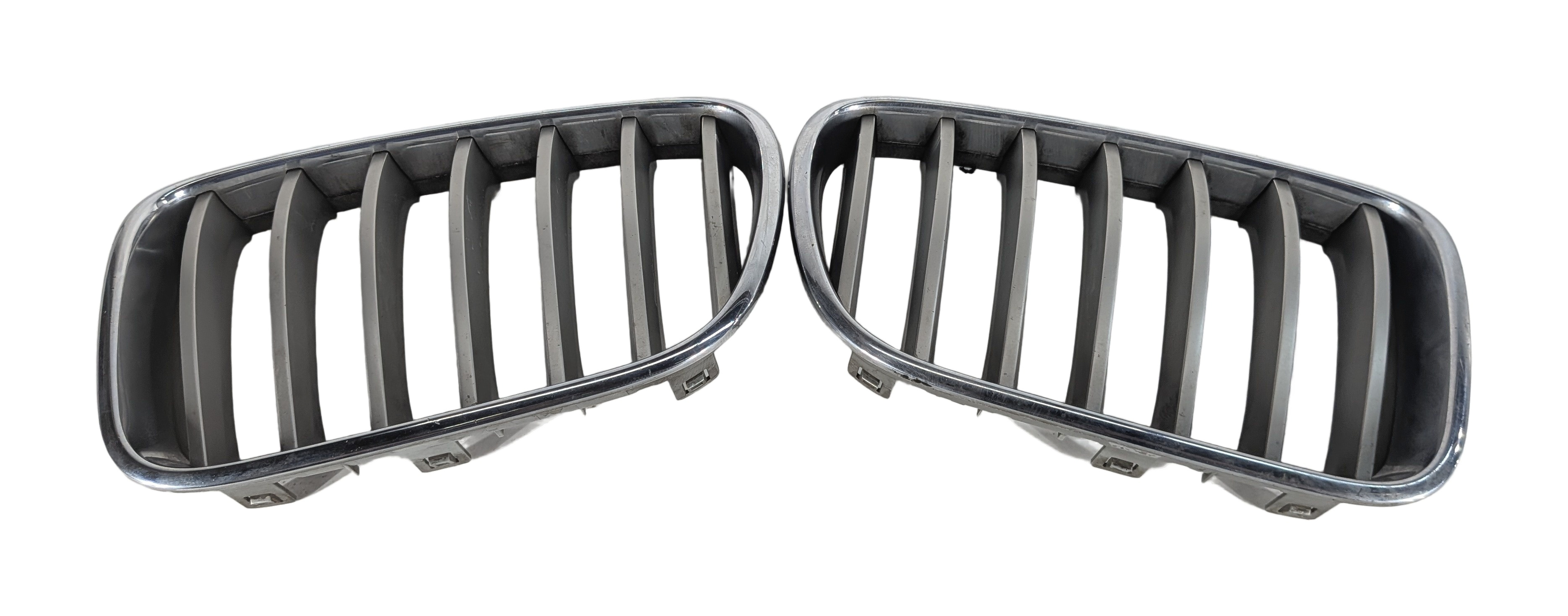 2013-2017 BMW X3 (F25) FRONT LEFT & RIGHT HOOD VENT TRIM GRILLE SET/2 — exact item pictured