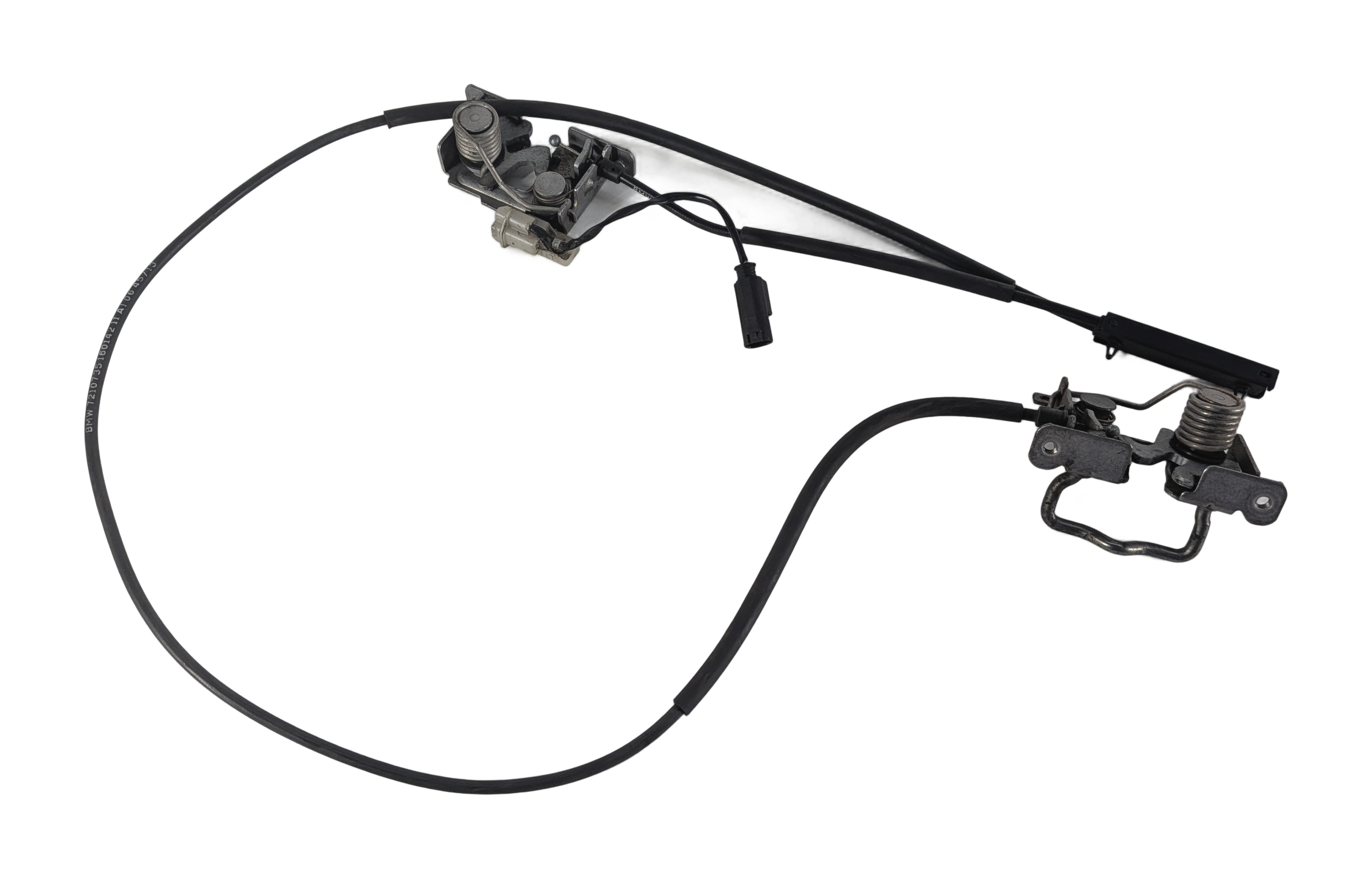 2014 BMW X3 (F25) FRONT HOOD LID LOCK LATCH RELEASE w/CABLE SET/2 — exact item pictured