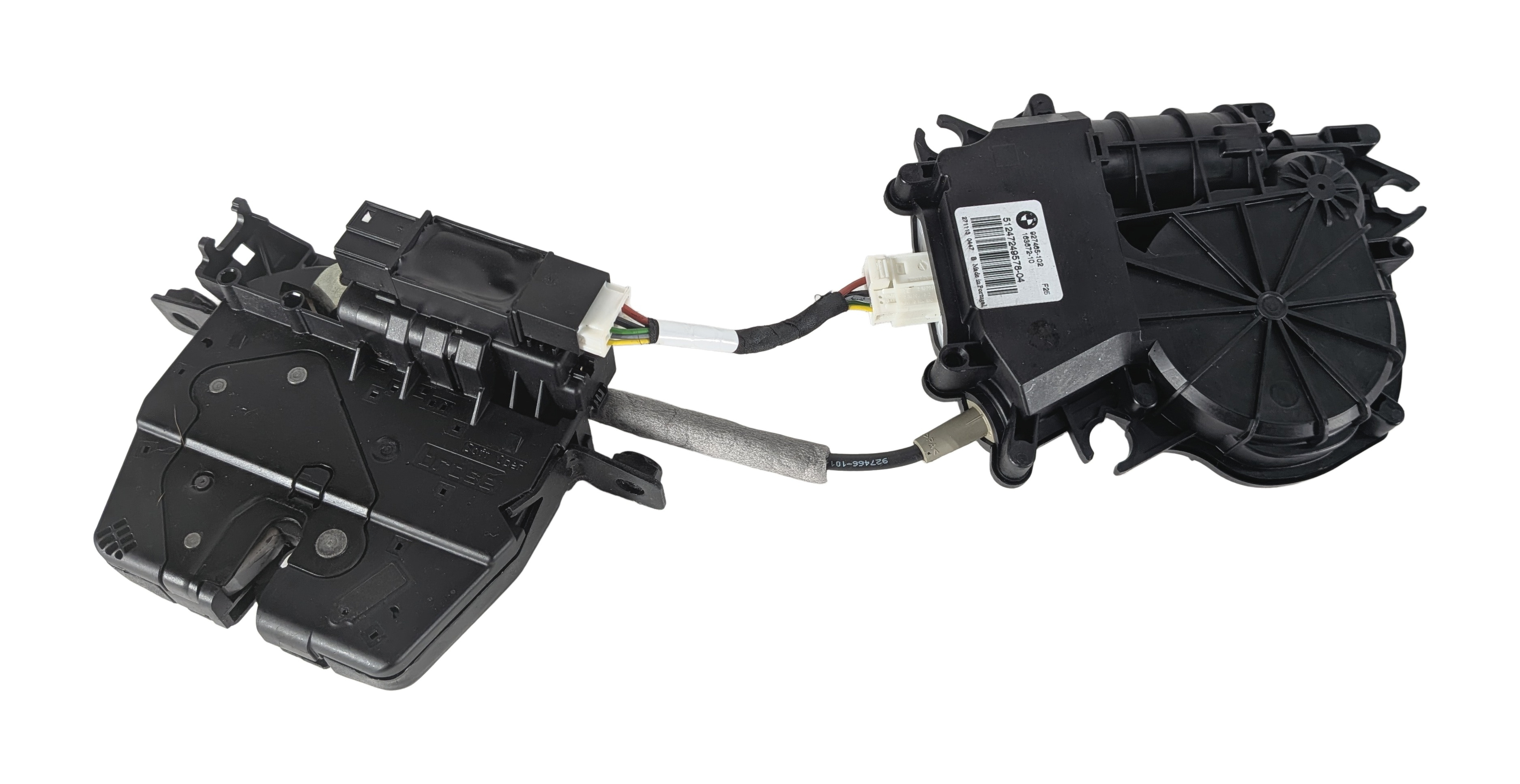 2014 BMW X3 (F25) REAR TAILGATE LIFTGATE LOCK LATCH ACTUATOR w/ SOFT CLOSE MOTOR — exact item pictured