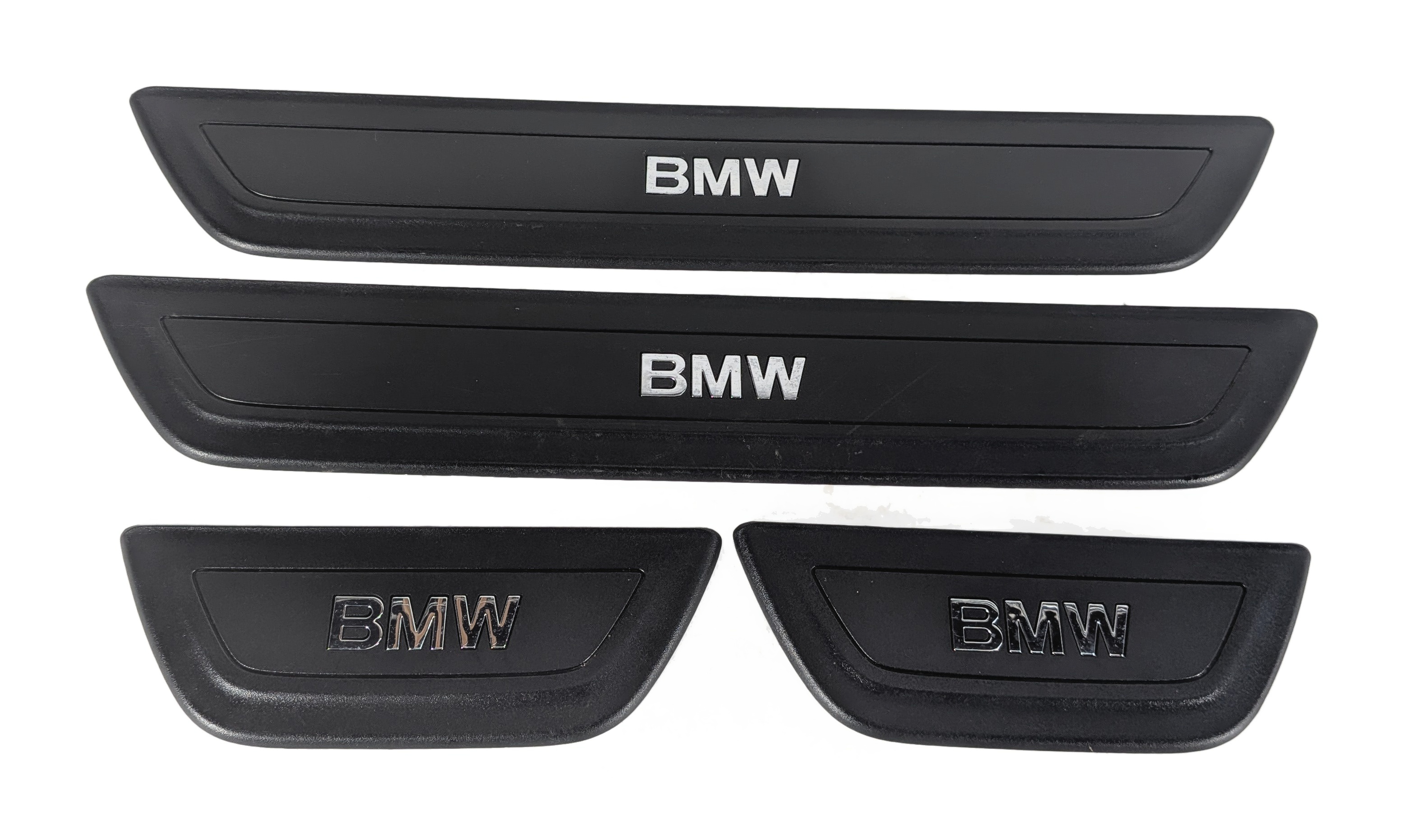 2014 BMW X3 (F25) FRONT REAR LEFT RIGHT DOOR SILL ENTRY SCUFF PLATE TRIM SET/4 — exact item pictured