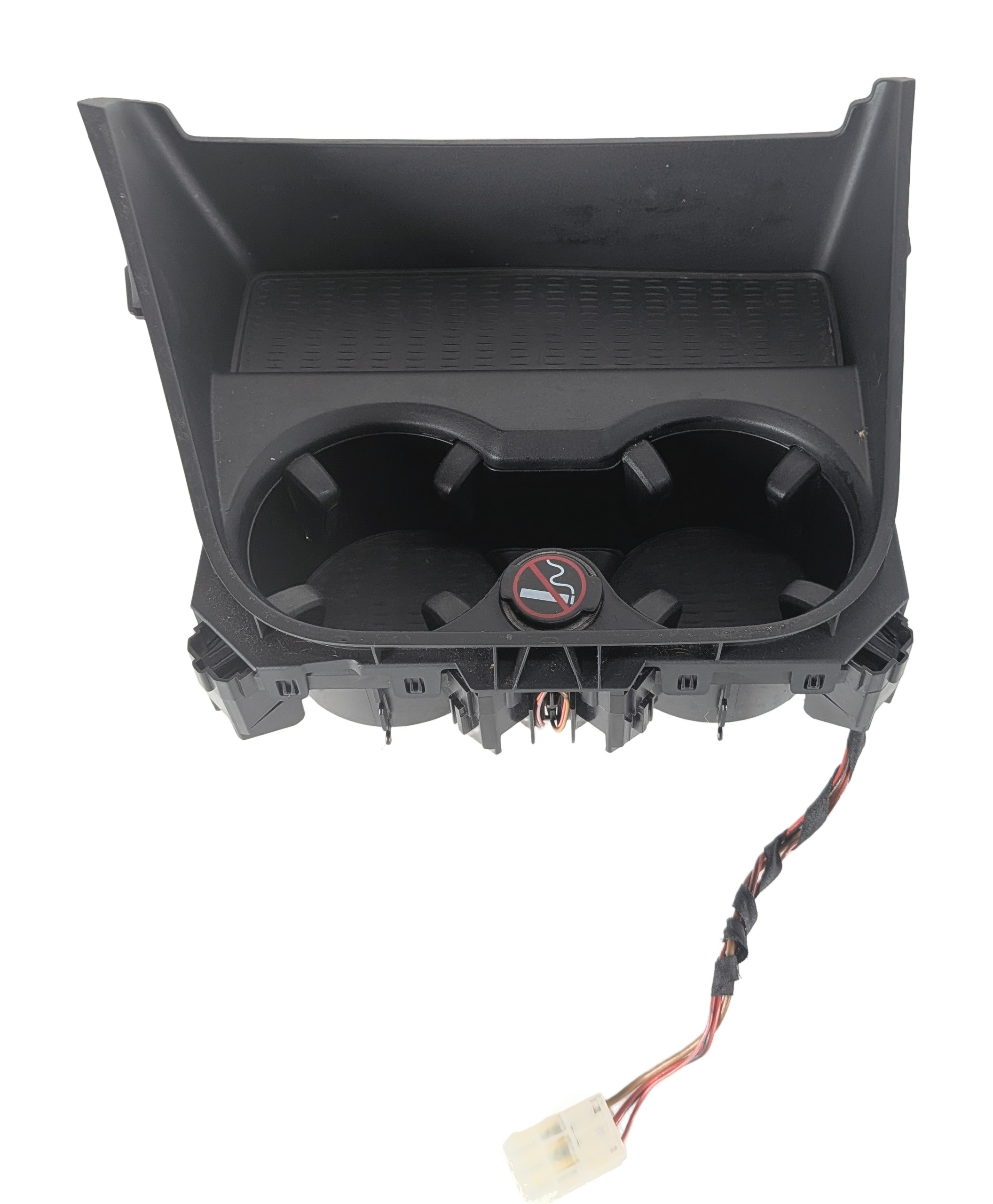 2014 BMW X3 (F25) FRONT CENTER CONSOLE CUP HOLDER w/STORAGE TRAY POWER SOCKET — exact item pictured