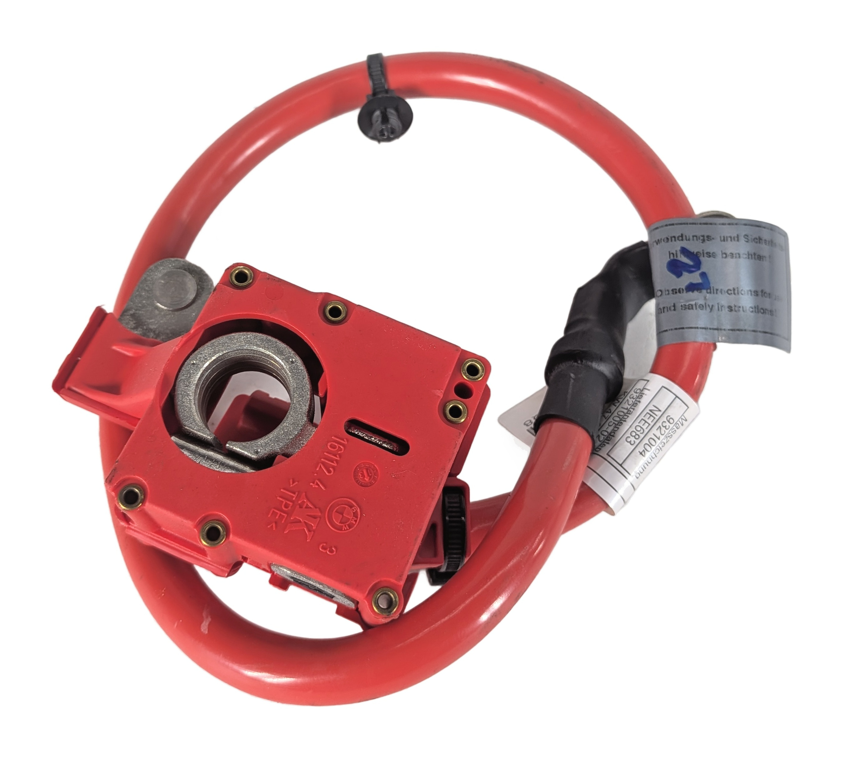 2014 BMW X3 (F25) 3.0L POSITIVE BATTERY CABLE LEAD w/ SAFETY TERMINAL — exact item pictured