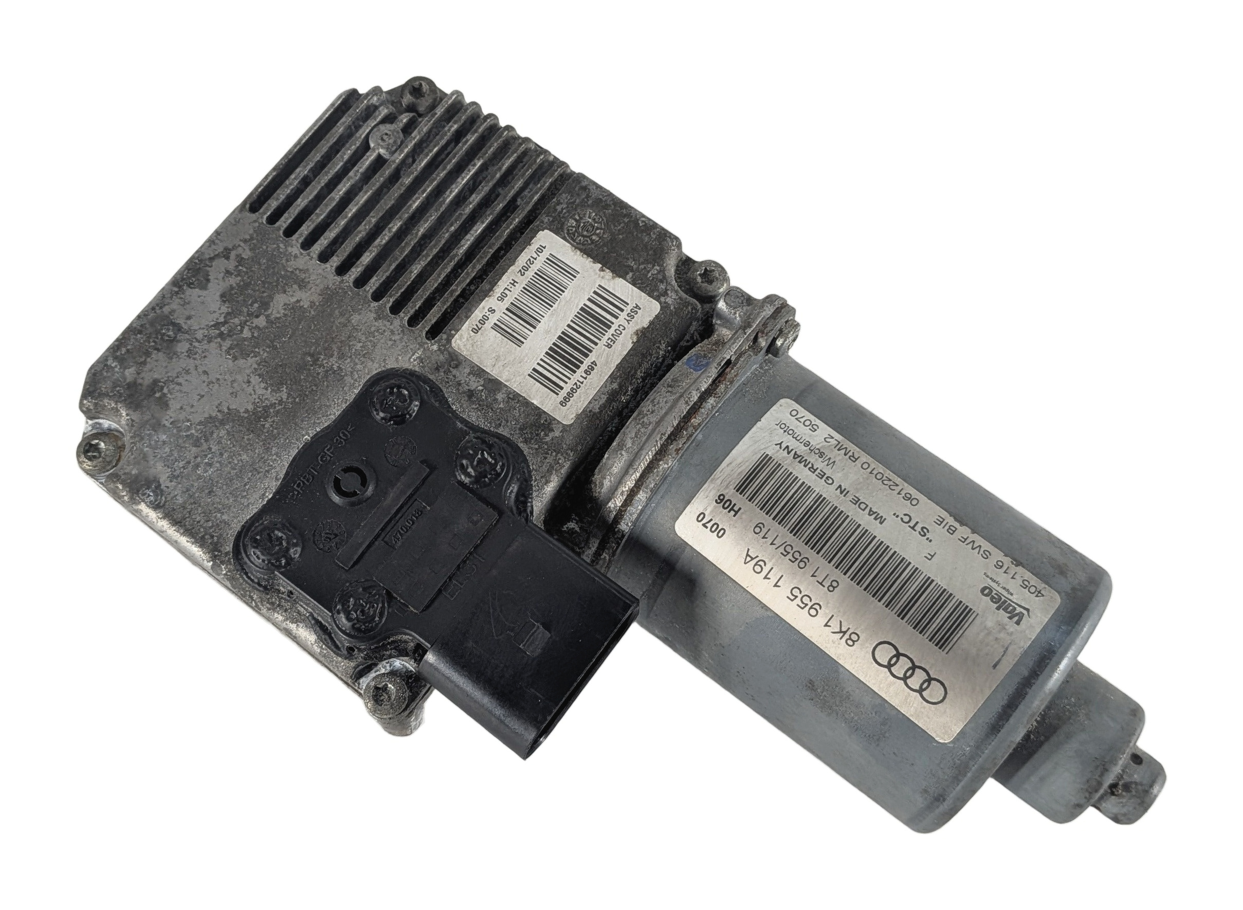 2009-2016 AUDI A4 S4 ALLROAD (B8 8K) FRONT WINDSHIELD WIPER MOTOR — exact item pictured
