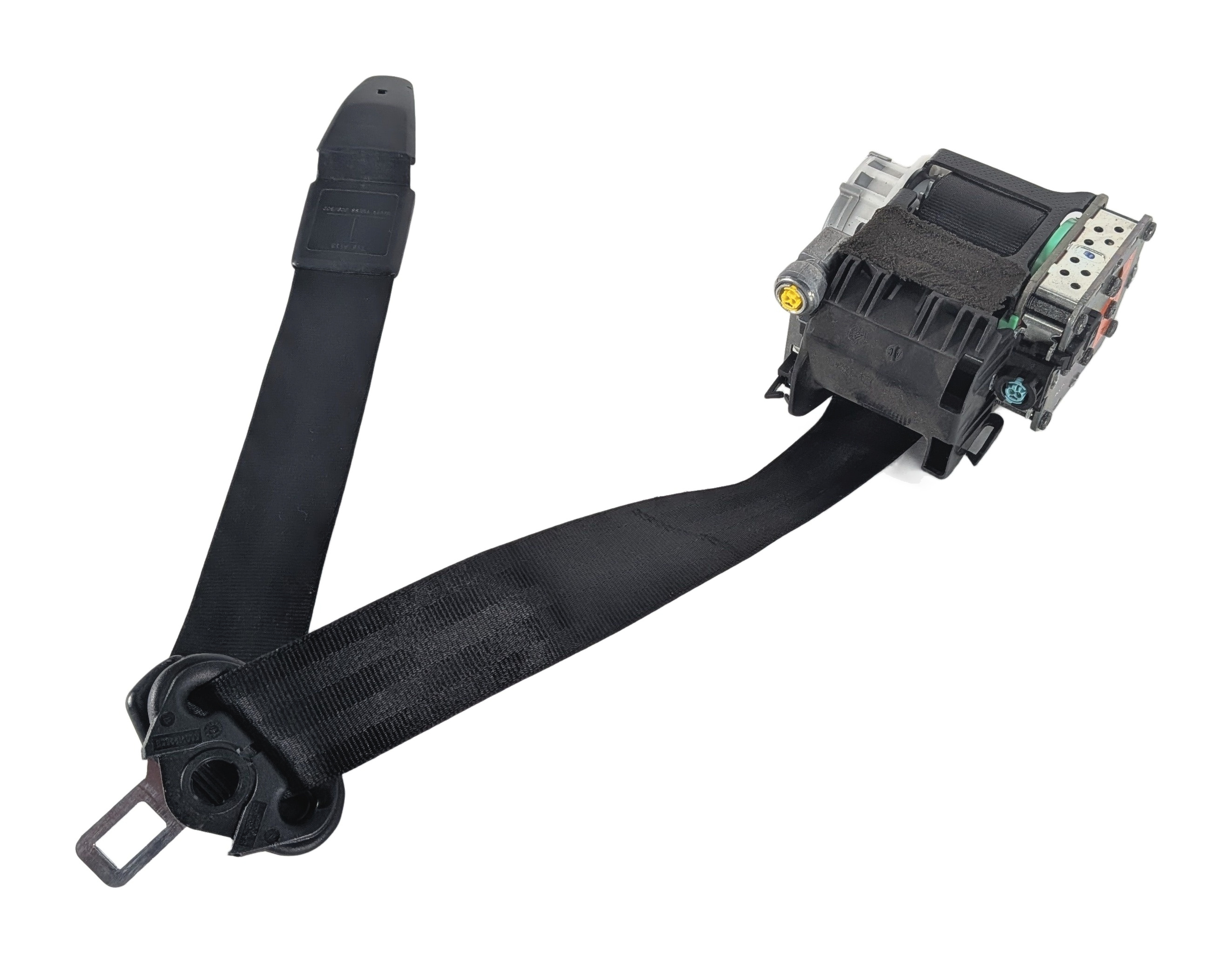 09-16 AUDI A4 S4 (B8 8K) RIGHT FRONT PASSENGER SEATBELT RETRACTOR (Black) — exact item pictured