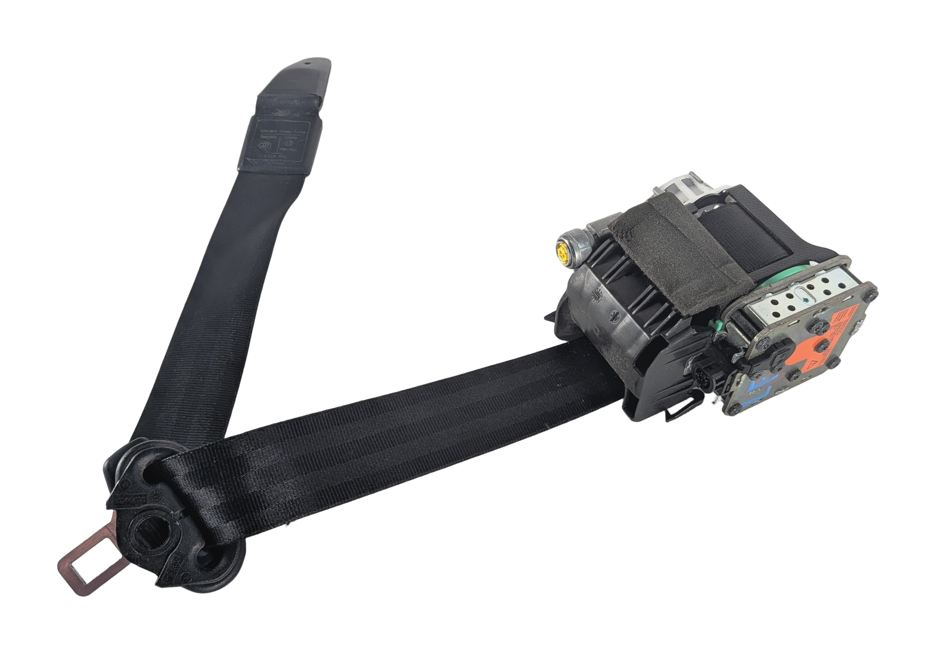 2009-2016 AUDI A4 S4 (B8 8K) FRONT LEFT DRIVER SEAT SEATBELT RETRACTOR (Black) — exact item pictured
