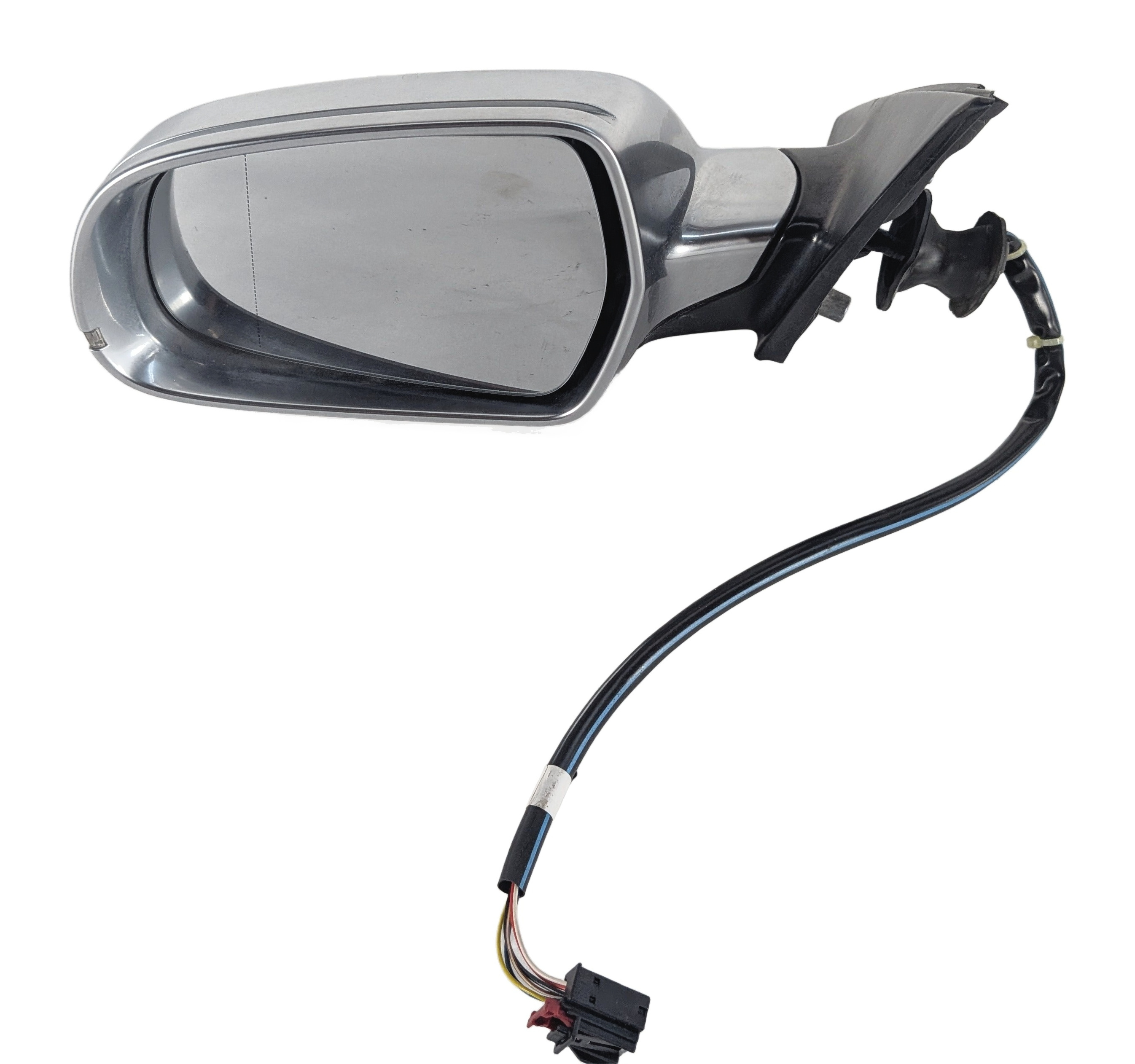 2010-2016 AUDI S4 (B8 8K) LEFT DRIVER HEATED DOOR MIRROR (ALUMINUM) w/ BLINKER — exact item pictured