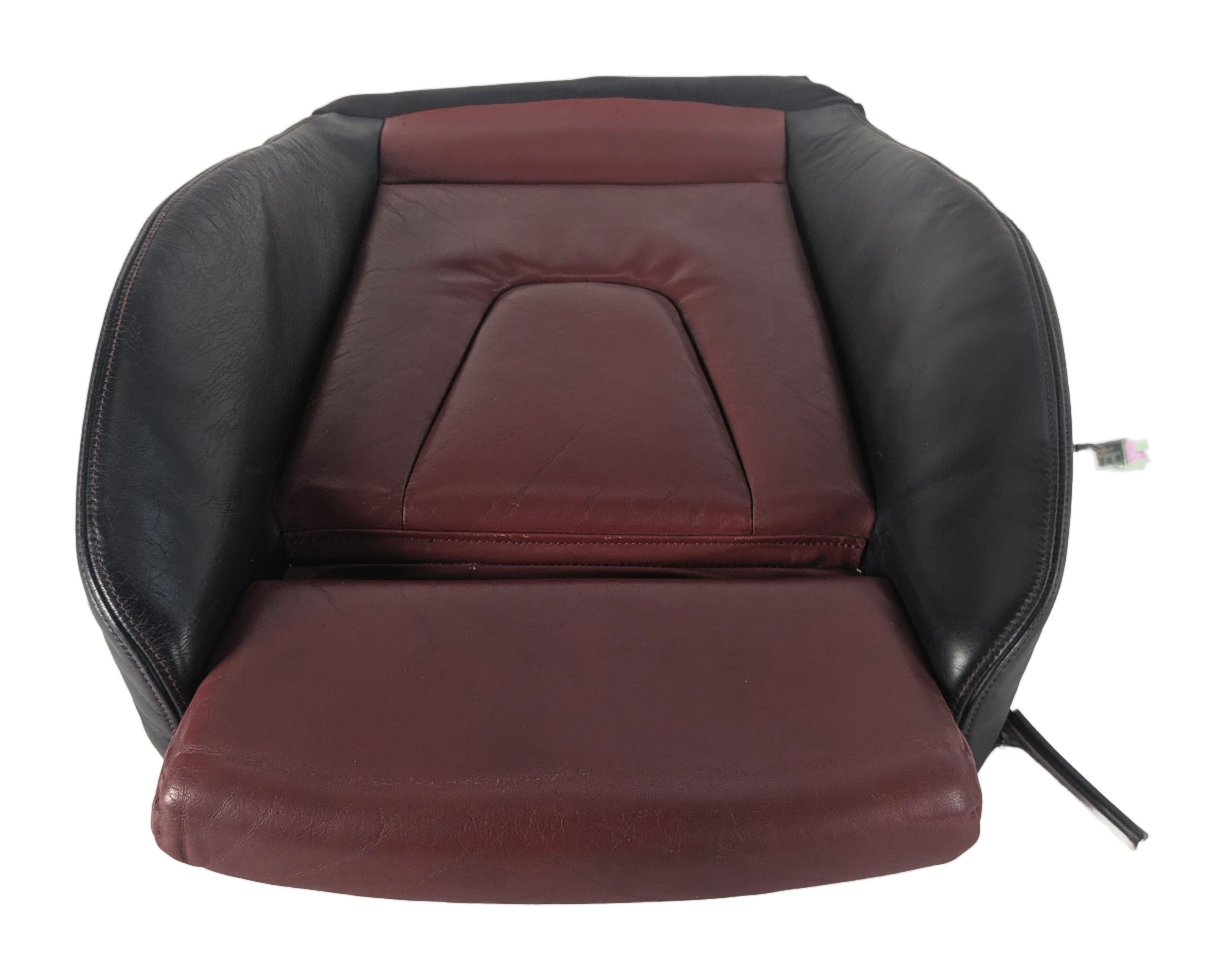 2011 AUDI S4 (B8 8K) FRONT RIGHT PASSENGER SEAT BOTTOM CUSHION HEATED (Red) — exact item pictured