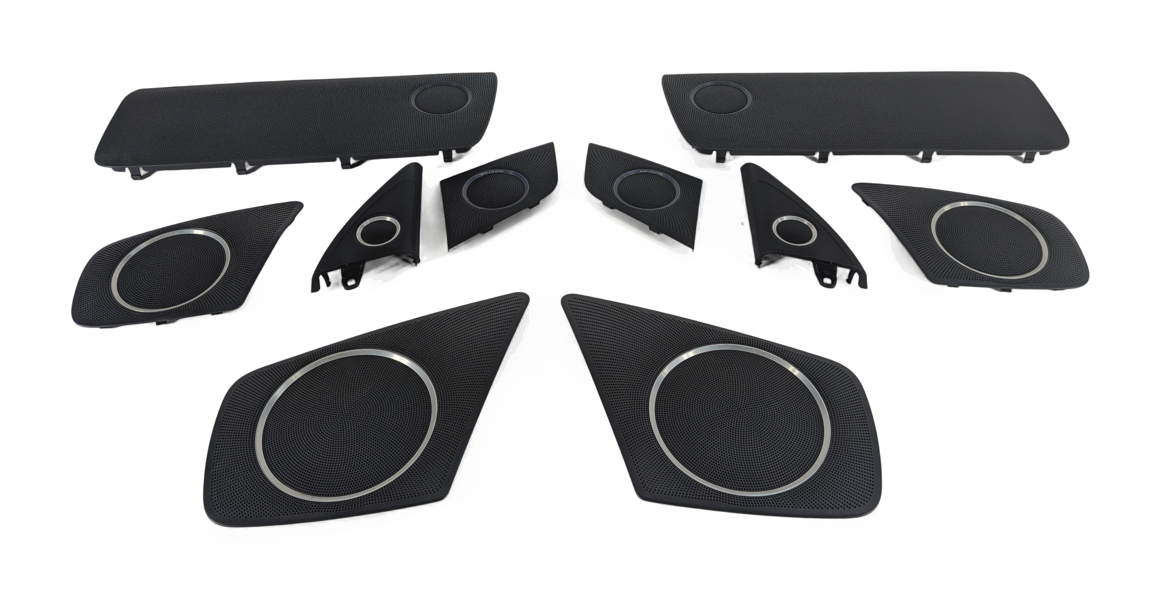 2011 AUDI S4 (B8 8K) BANG & OLUFSEN B&O AUDIO SPEAKER GRILLE COVER SET/10 — exact item pictured