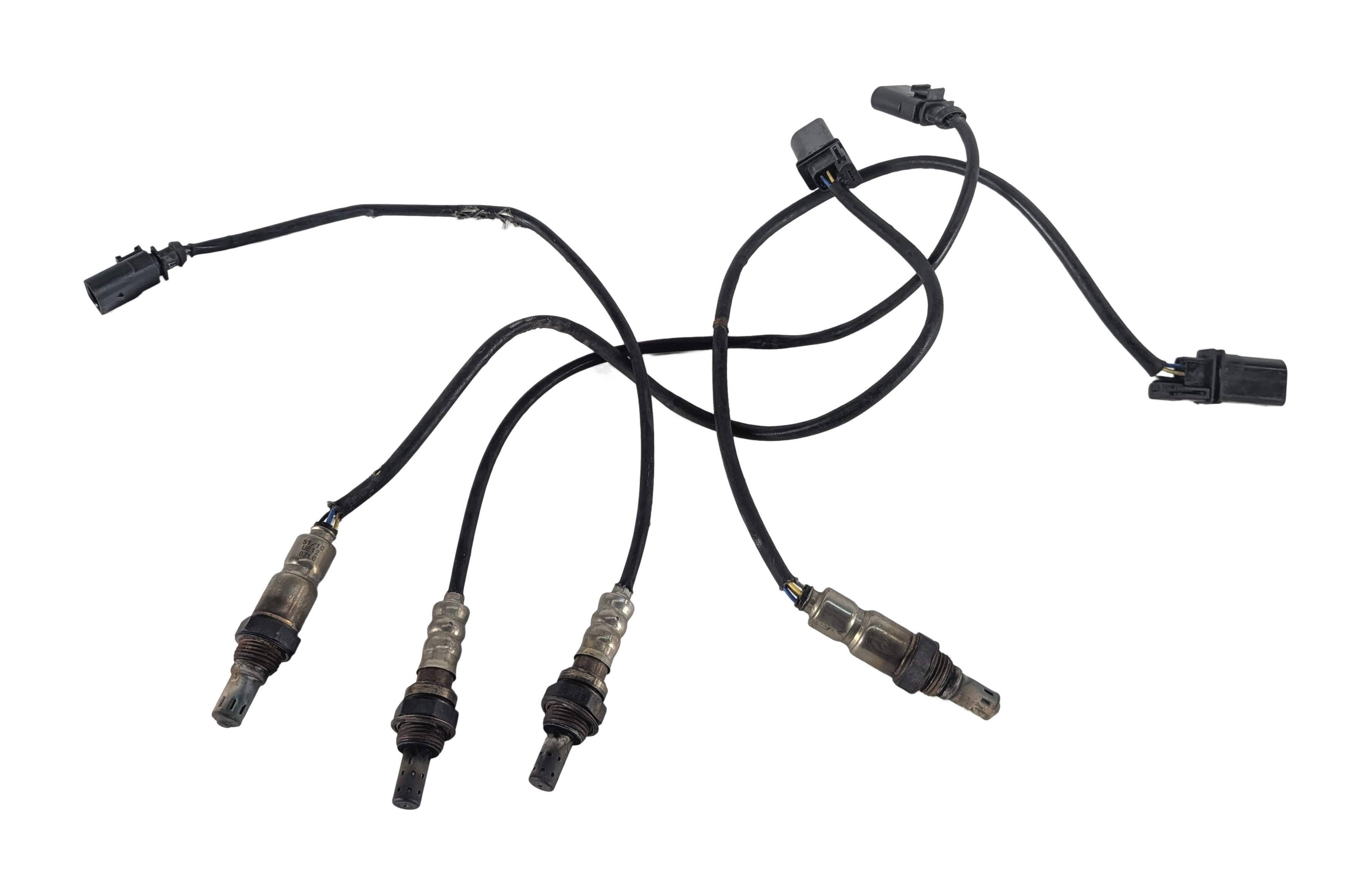 2011 AUDI S4 (B8 8K) 3.0L SUPER (CCBA) ENGINE OXYGEN O2 LAMBDA SENSOR SET/4 — exact item pictured