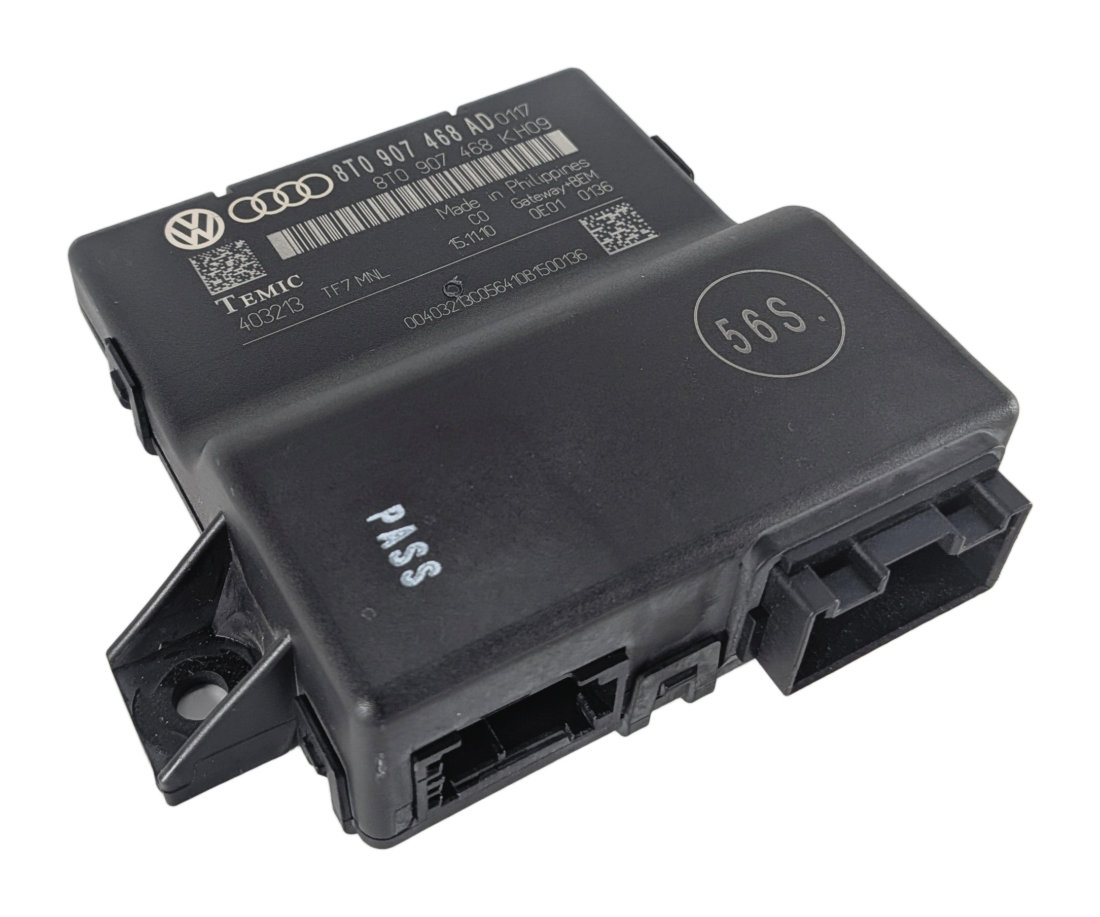 2011 AUDI S4 (B8 8K) GATEWAY CAN BUS CONTROL MODULE COMPUTER — exact item pictured