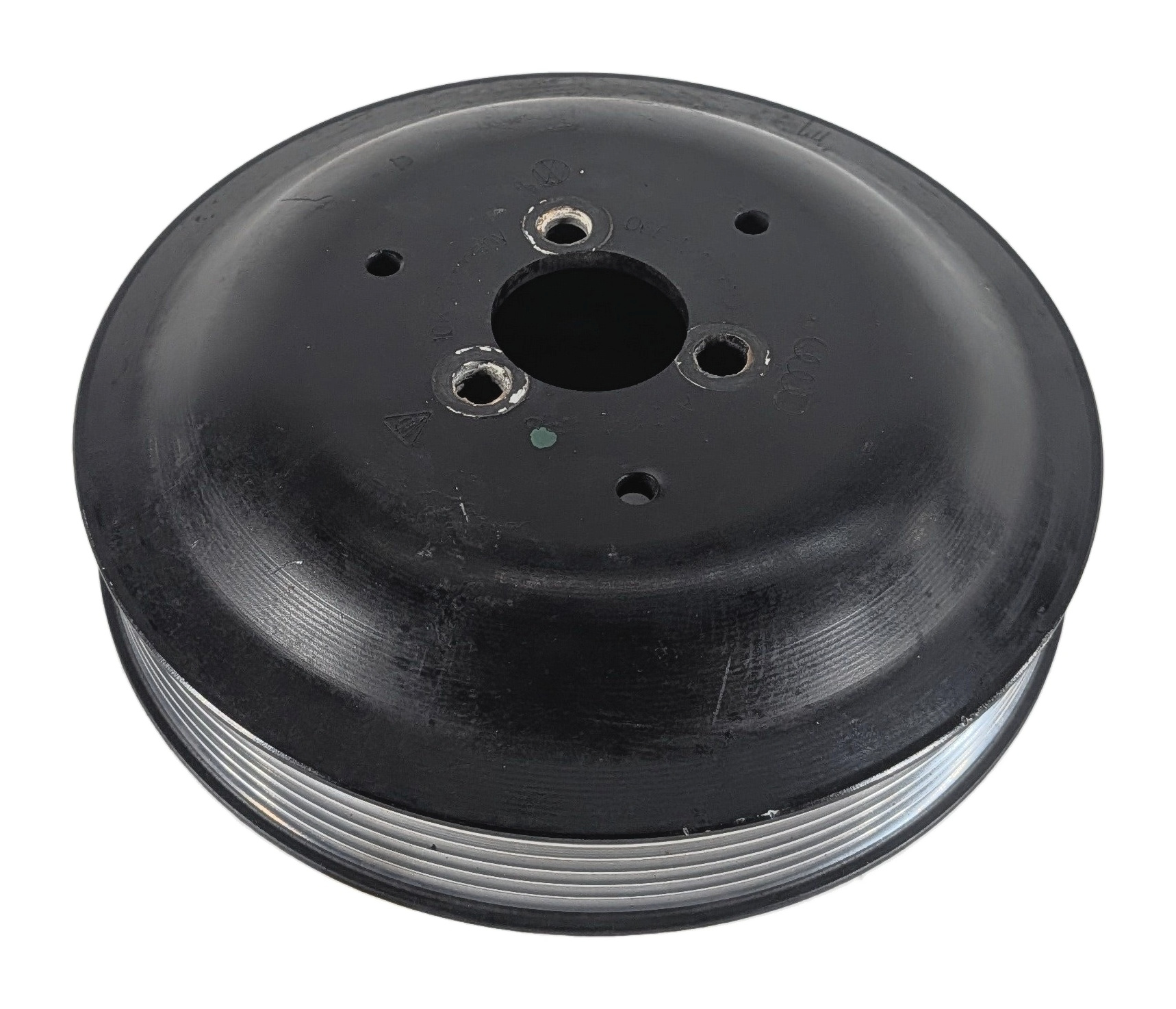 2011 AUDI S4 (B8 8K) 3.0L SUPER (CCBA) ENGINE WATER COOLANT PUMP PULLEY — exact item pictured