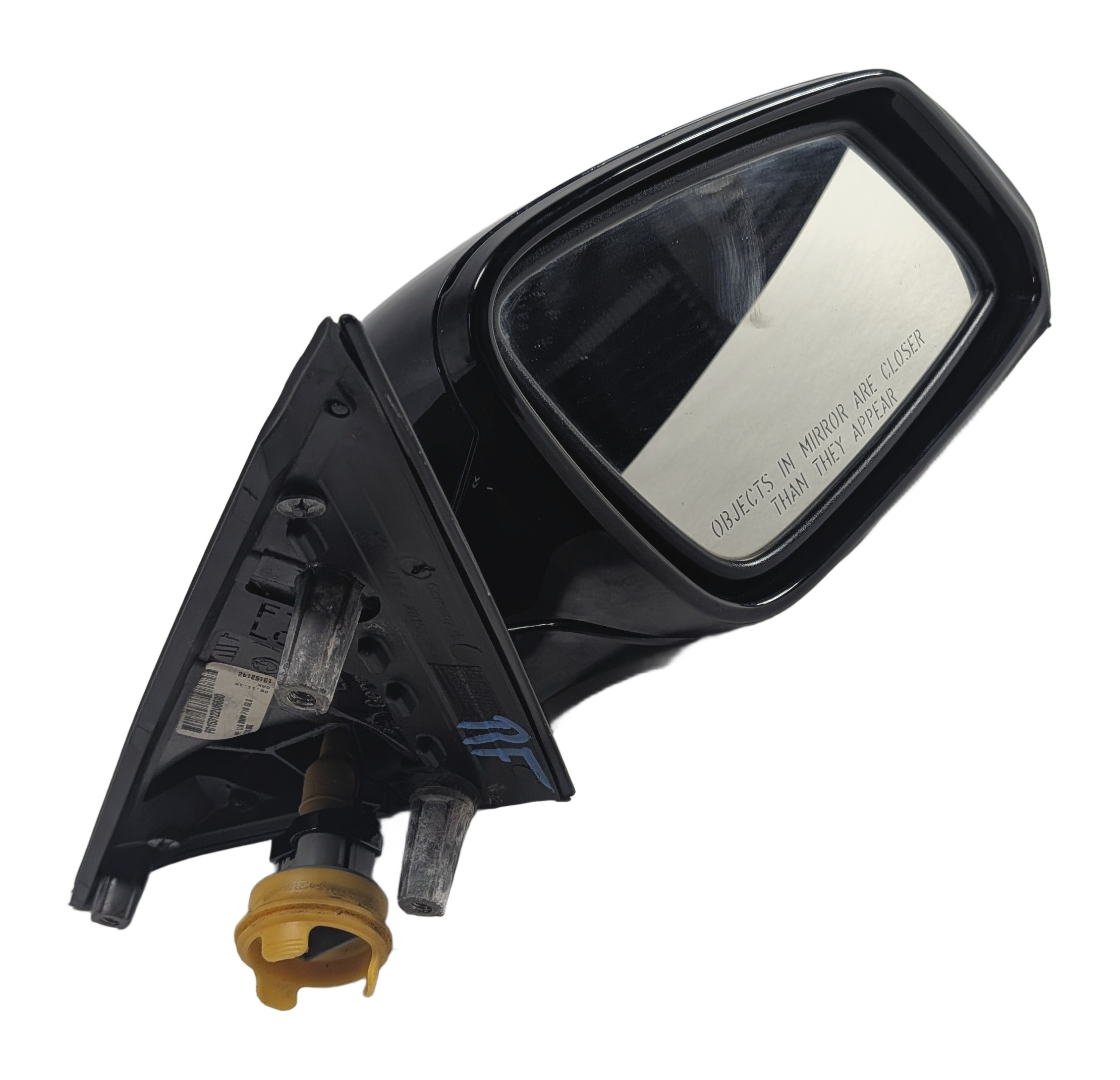 14-16 BMW 528i 535i 550i F10 RIGHT PASSENGER MIRROR w/CAMERA PFOLD (Black) — exact item pictured