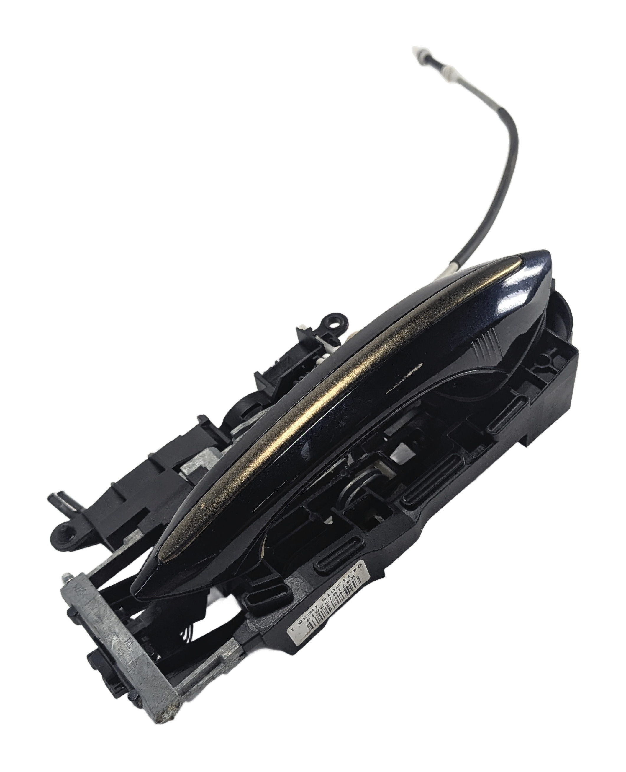 2009-2018 BMW 5 7 SERIES (F01 F02 F10) FRONT RIGHT COMFORT DOOR HANDLE (Black) — exact item pictured
